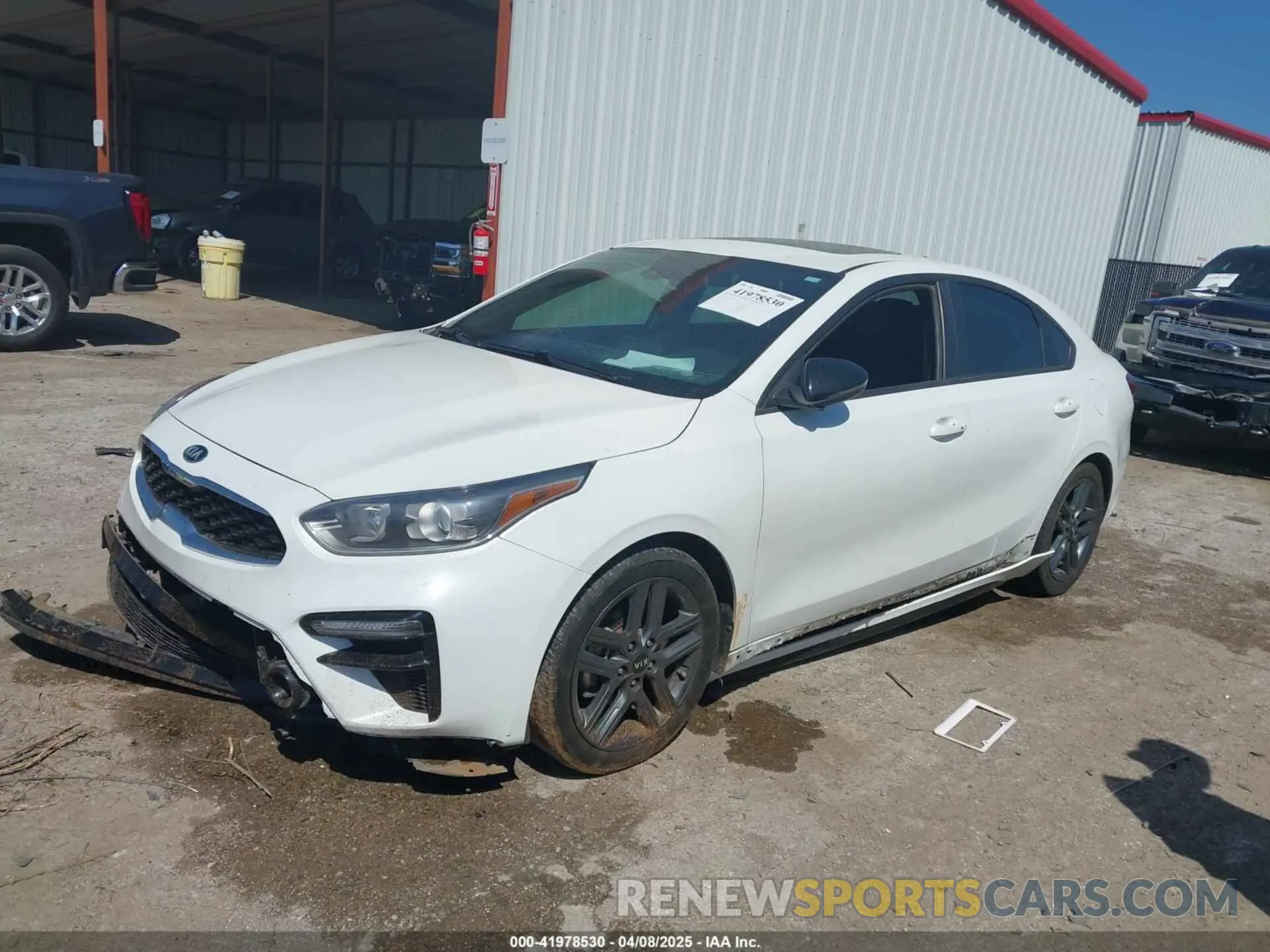 2 Photograph of a damaged car 3KPF34AD2ME299627 KIA FORTE 2021