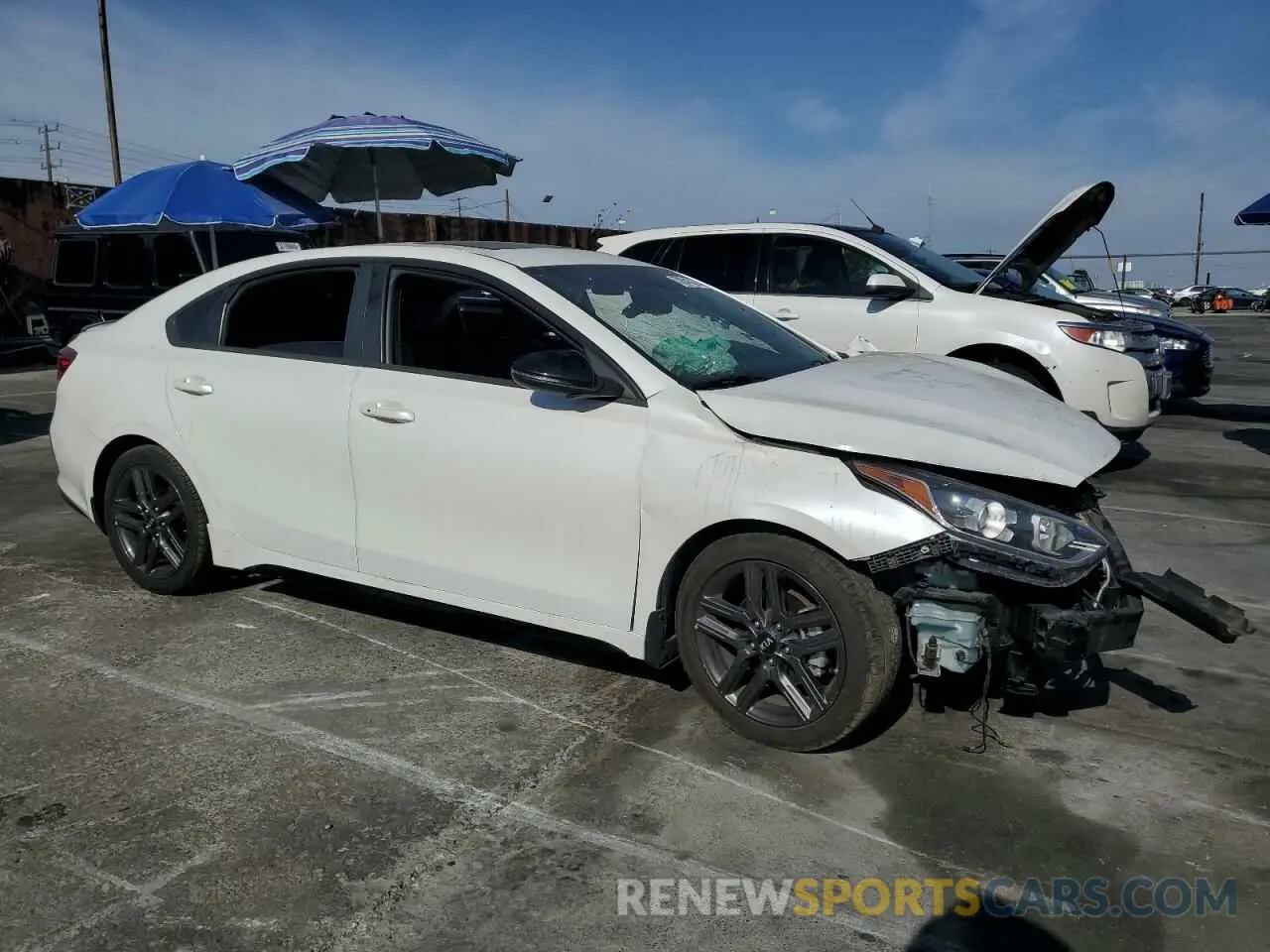 4 Фотография поврежденного автомобиля 3KPF34AD2ME327748 KIA FORTE 2021