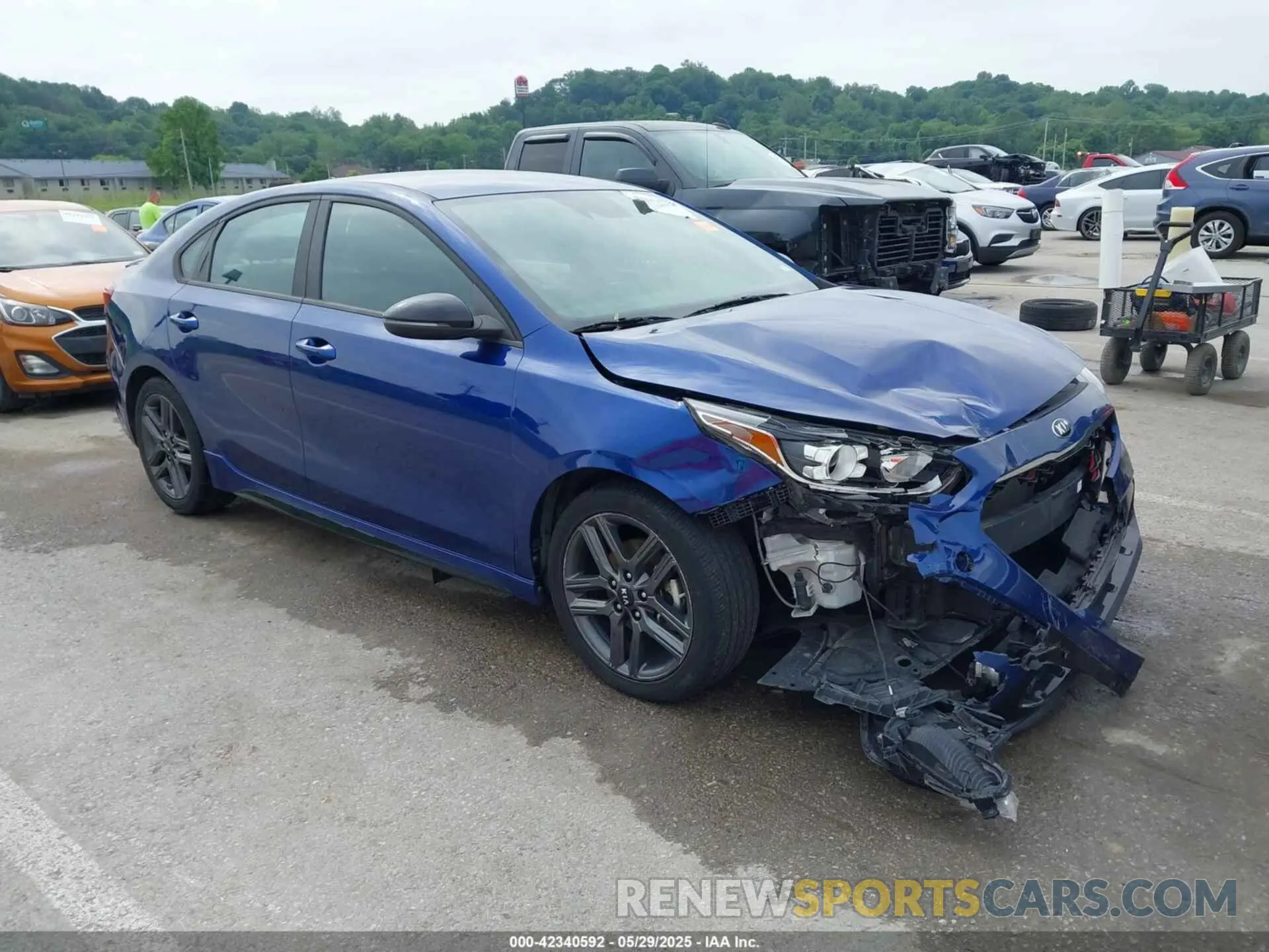 1 Photograph of a damaged car 3KPF34AD2ME357817 KIA FORTE 2021