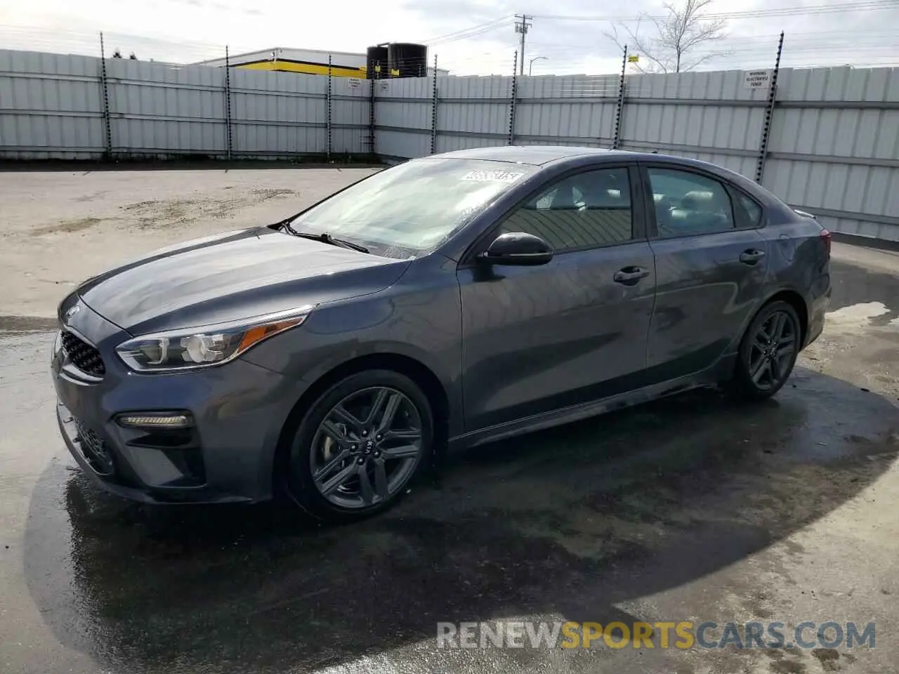 1 Photograph of a damaged car 3KPF34AD3ME268421 KIA FORTE 2021