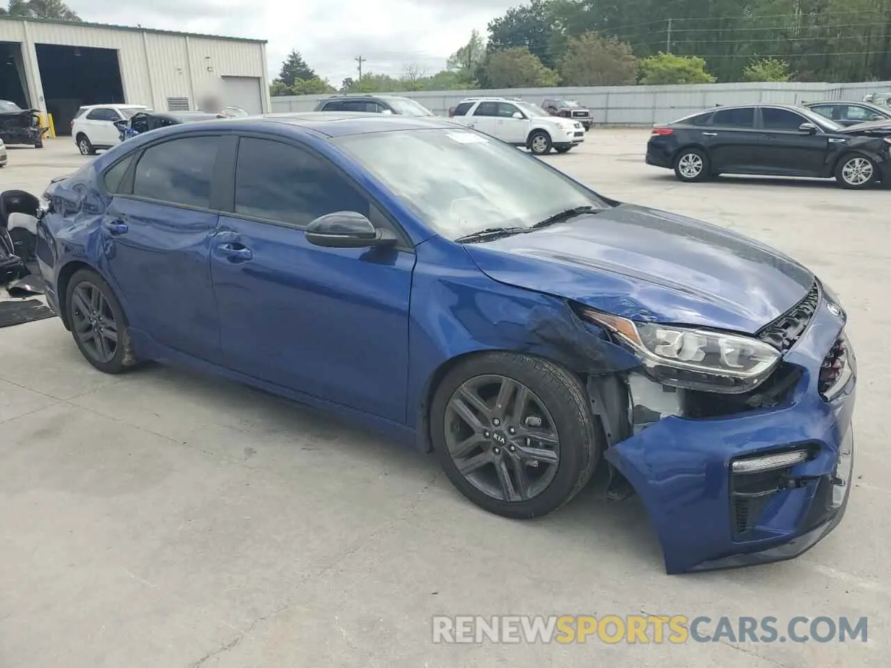 4 Фотография поврежденного автомобиля 3KPF34AD3ME355817 KIA FORTE 2021