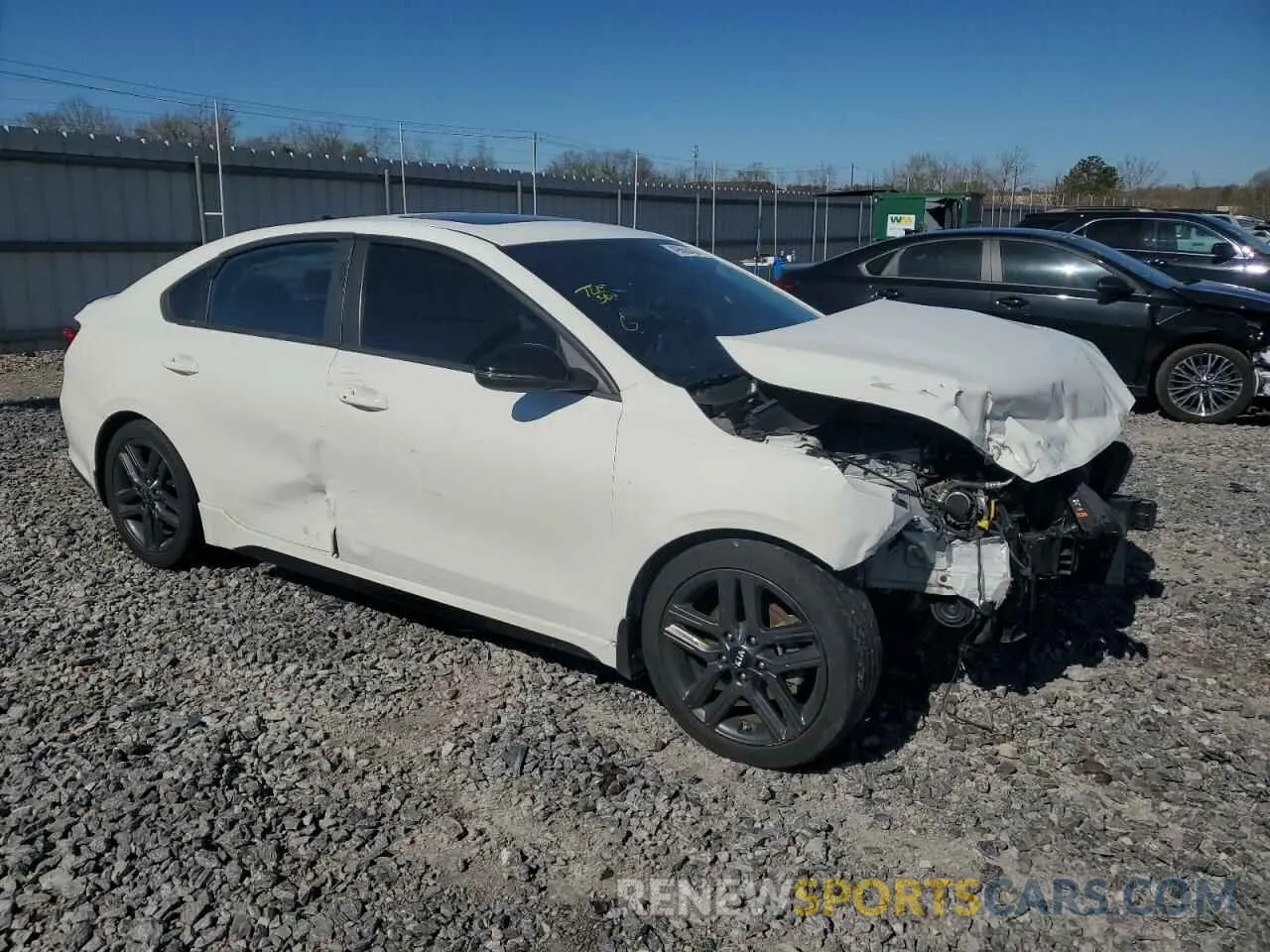 4 Photograph of a damaged car 3KPF34AD3ME402716 KIA FORTE 2021