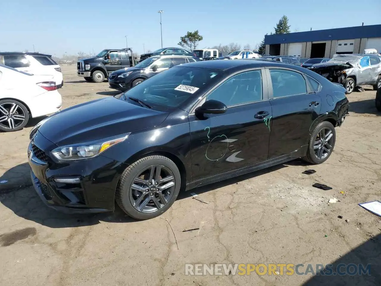1 Photograph of a damaged car 3KPF34AD4ME276642 KIA FORTE 2021