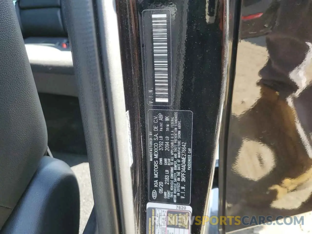 12 Photograph of a damaged car 3KPF34AD4ME276642 KIA FORTE 2021