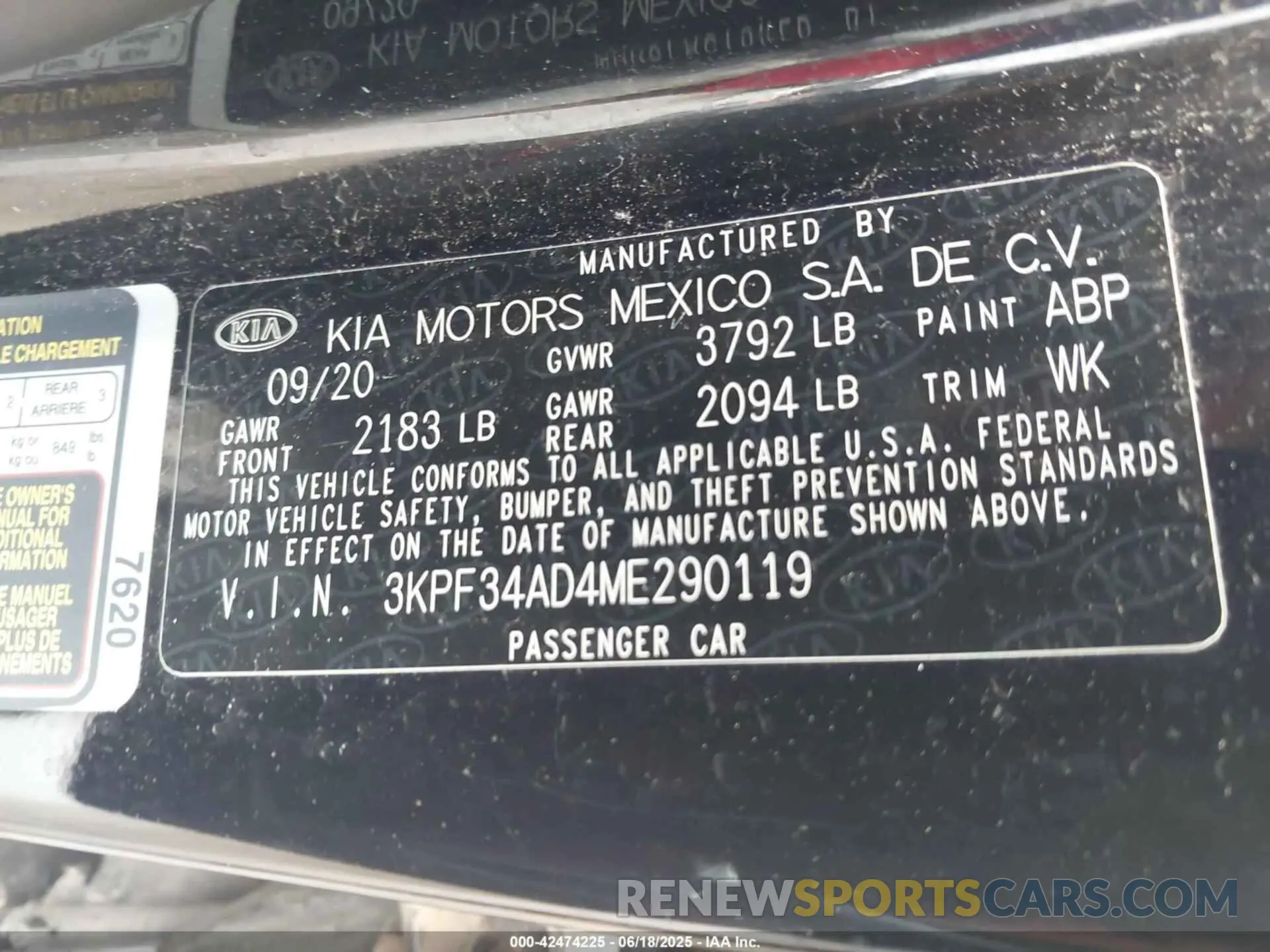 9 Photograph of a damaged car 3KPF34AD4ME290119 KIA FORTE 2021
