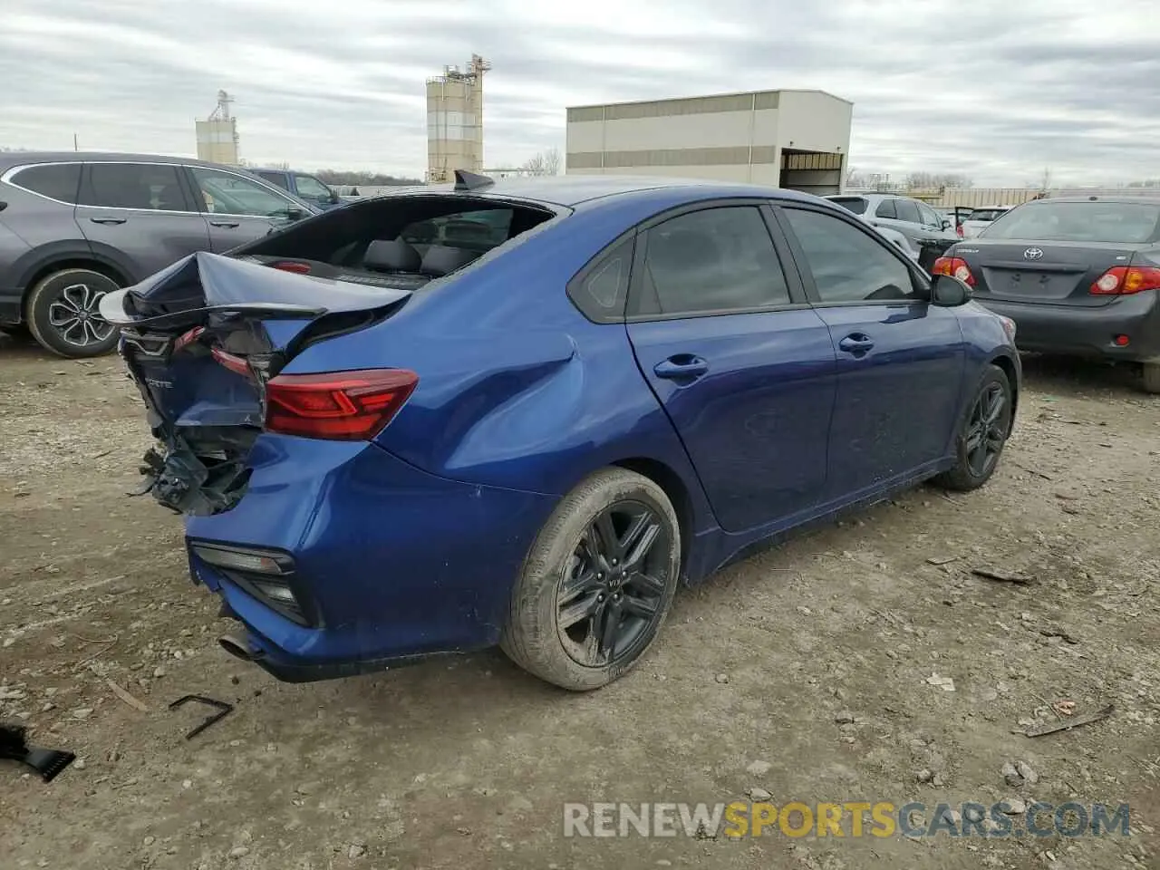 3 Фотография поврежденного автомобиля 3KPF34AD4ME316170 KIA FORTE 2021
