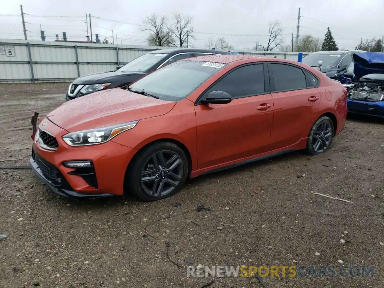 1 Photograph of a damaged car 3KPF34AD4ME385263 KIA FORTE 2021
