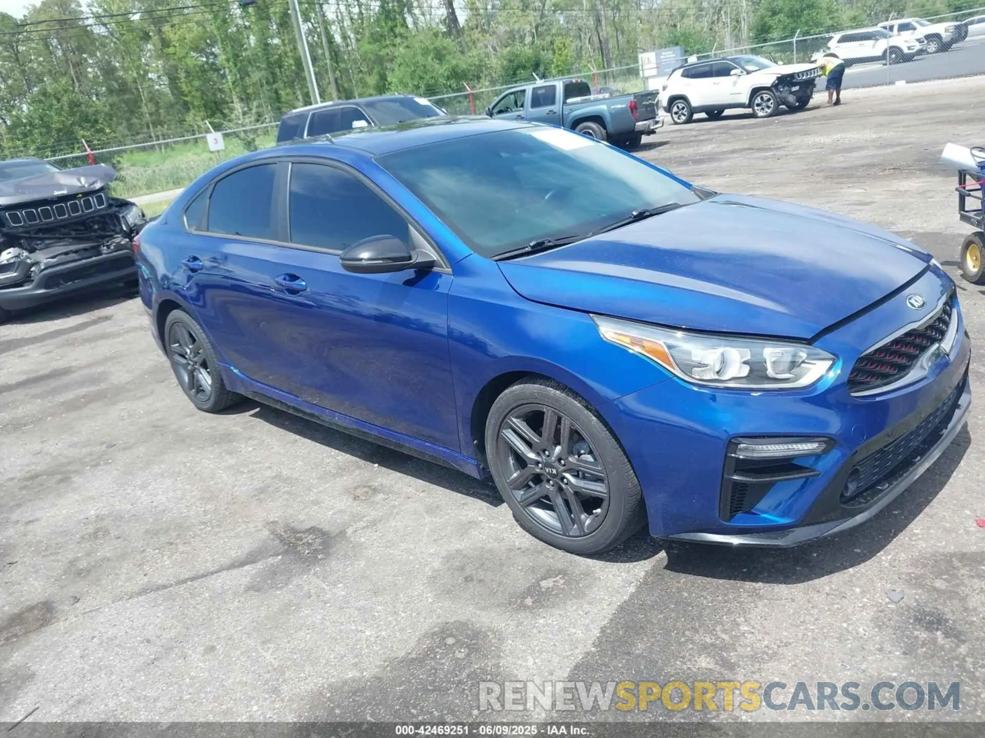 1 Photograph of a damaged car 3KPF34AD5ME280232 KIA FORTE 2021