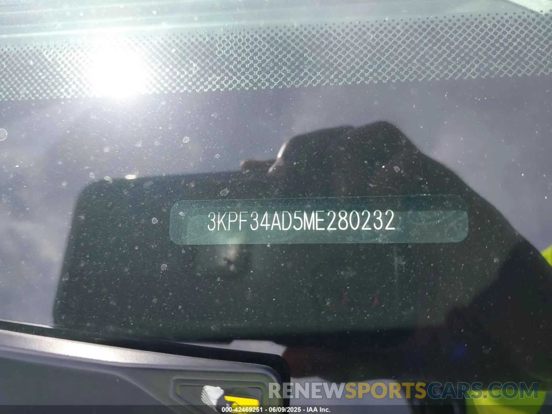 9 Photograph of a damaged car 3KPF34AD5ME280232 KIA FORTE 2021