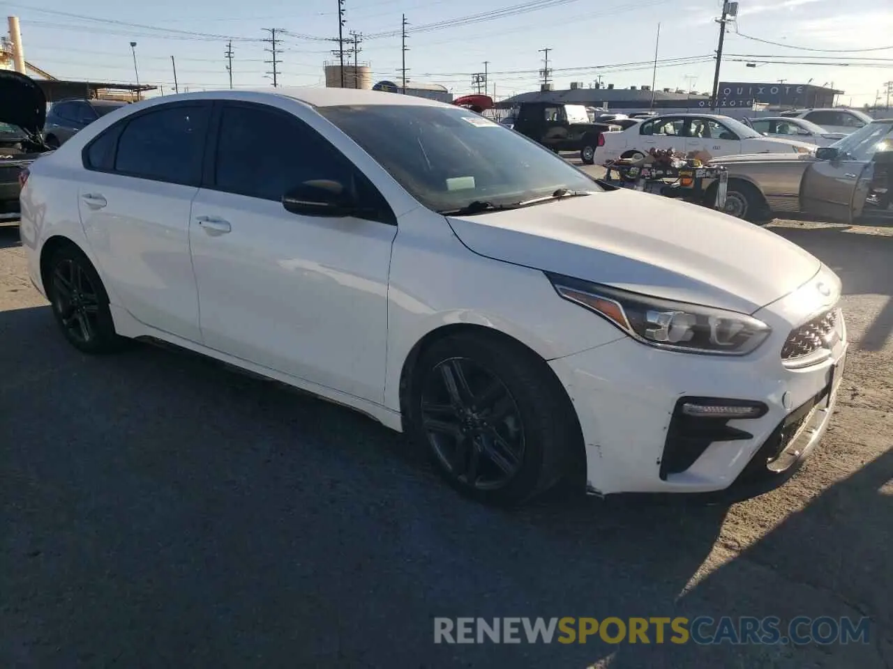 4 Photograph of a damaged car 3KPF34AD6ME373647 KIA FORTE 2021