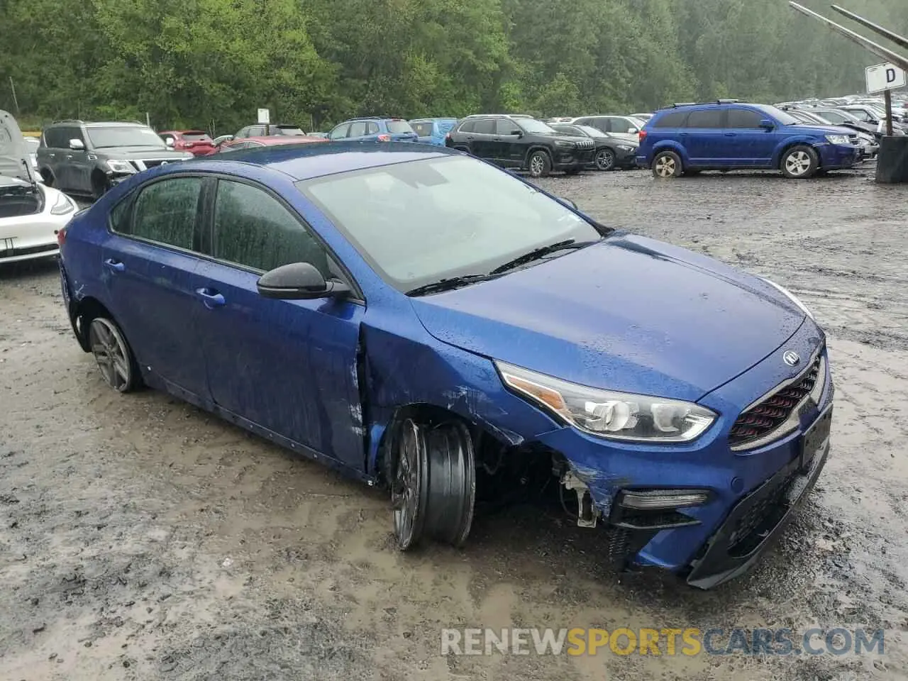 4 Фотография поврежденного автомобиля 3KPF34AD6ME423916 KIA FORTE 2021