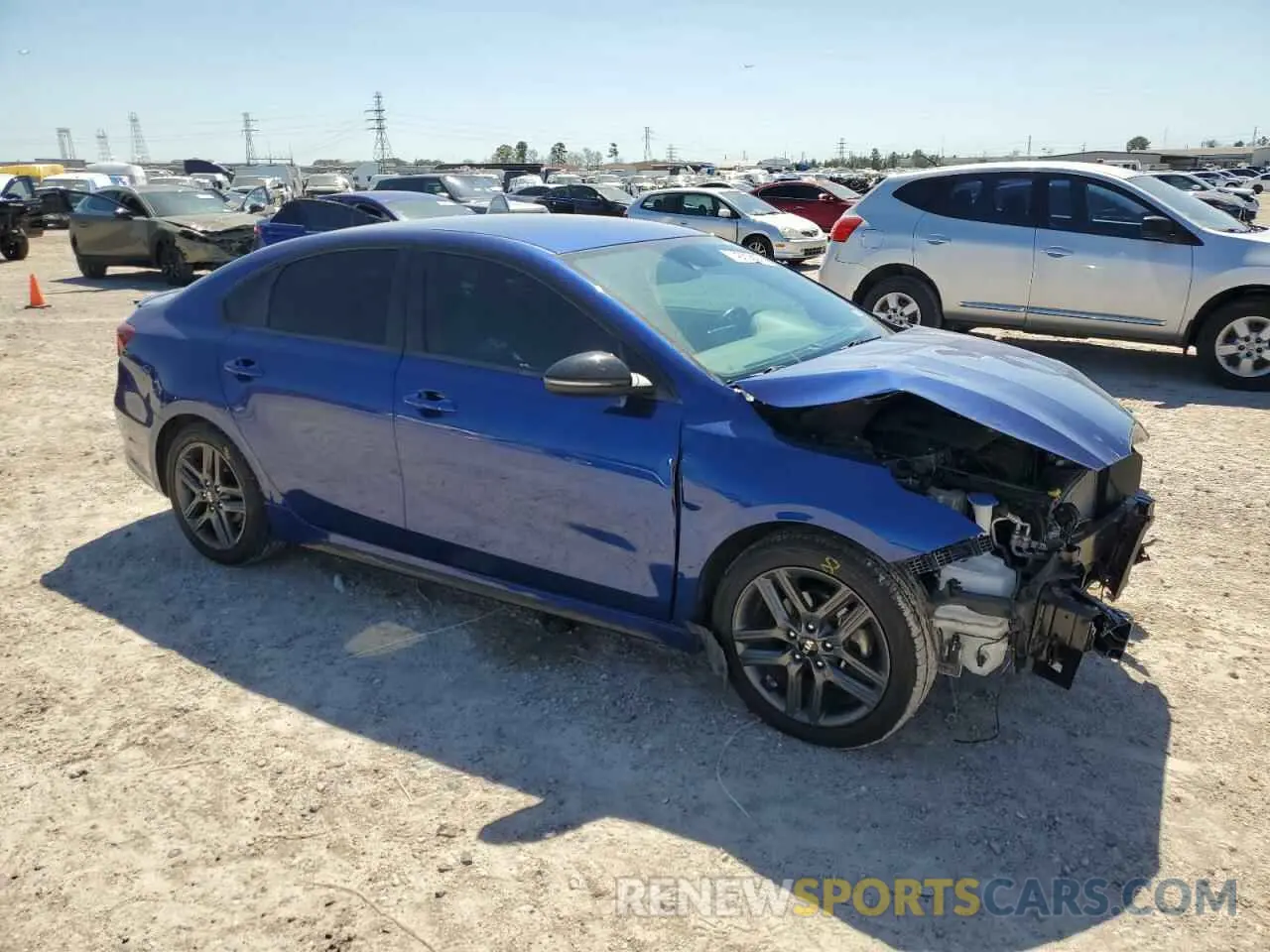 4 Фотография поврежденного автомобиля 3KPF34AD7ME320486 KIA FORTE 2021