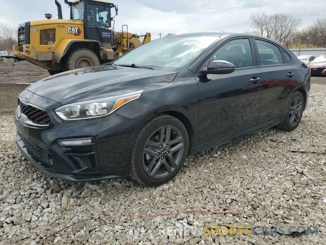 1 Photograph of a damaged car 3KPF34AD8ME404784 KIA FORTE 2021