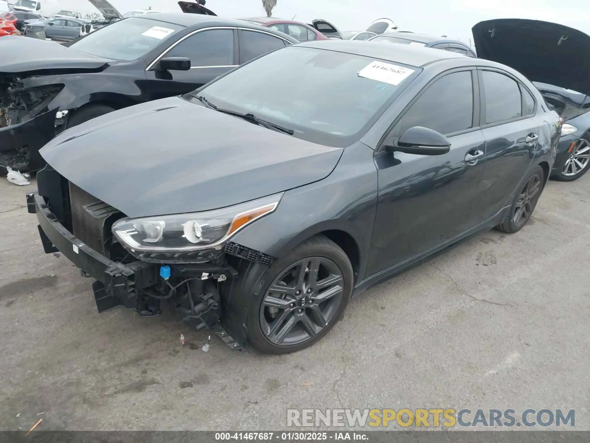 2 Photograph of a damaged car 3KPF34AD9ME316424 KIA FORTE 2021