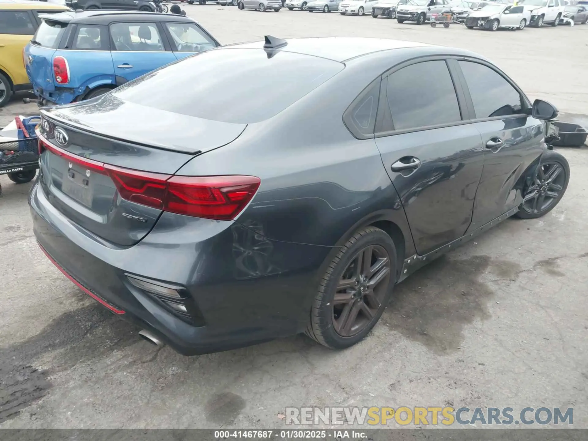 4 Photograph of a damaged car 3KPF34AD9ME316424 KIA FORTE 2021