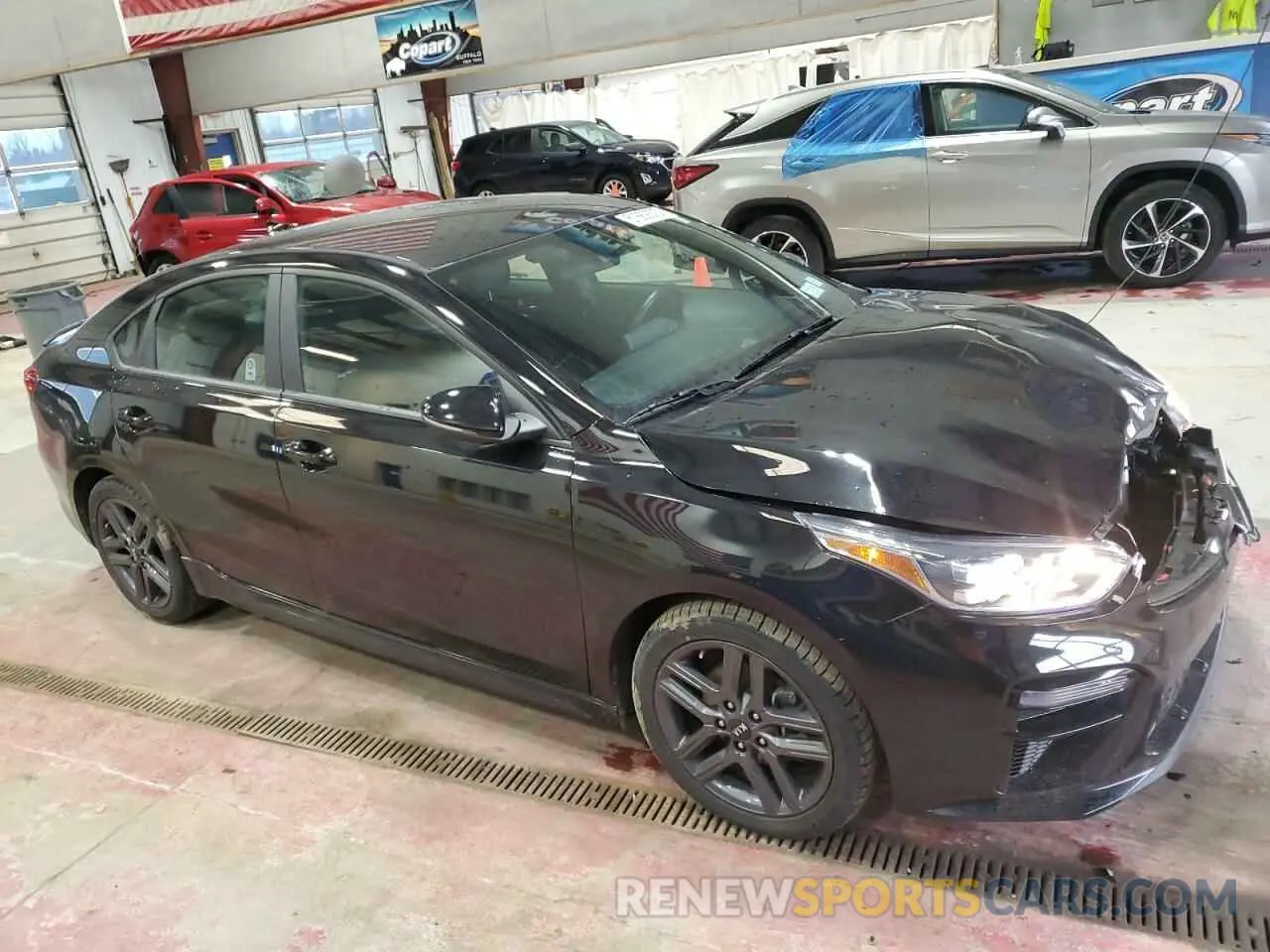 4 Фотография поврежденного автомобиля 3KPF34AD9ME331411 KIA FORTE 2021