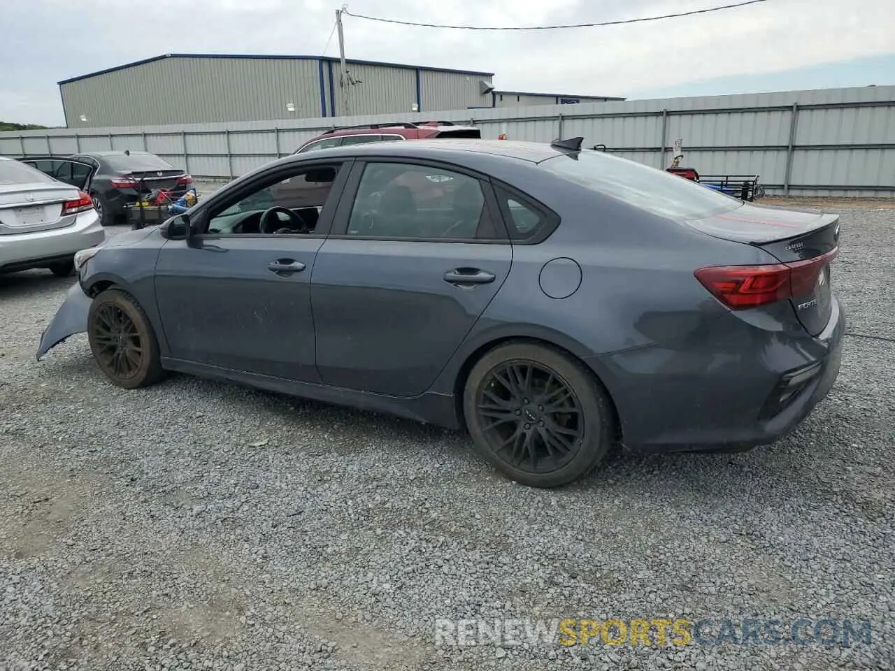2 Photograph of a damaged car 3KPF34ADXME296099 KIA FORTE 2021