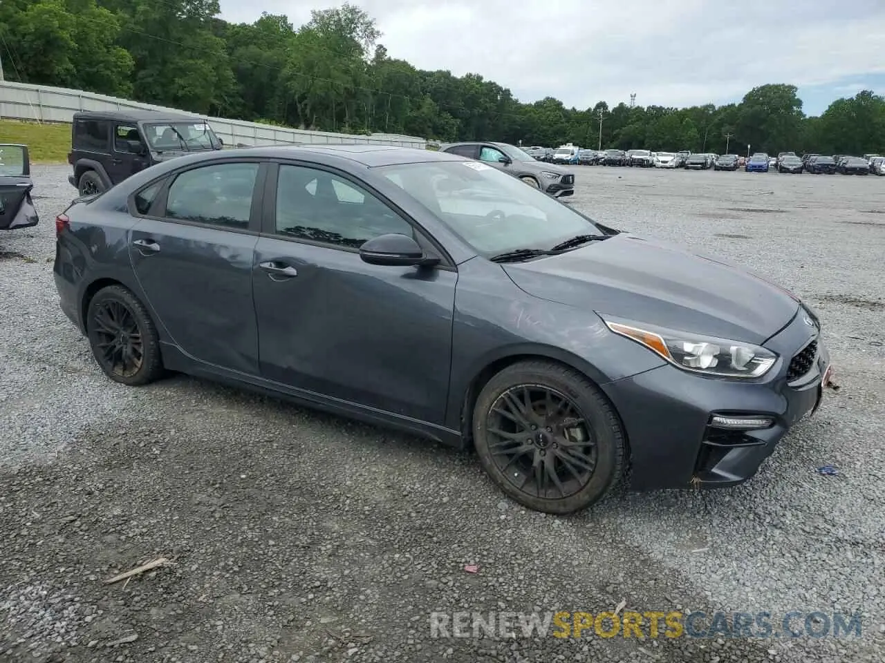 4 Photograph of a damaged car 3KPF34ADXME296099 KIA FORTE 2021
