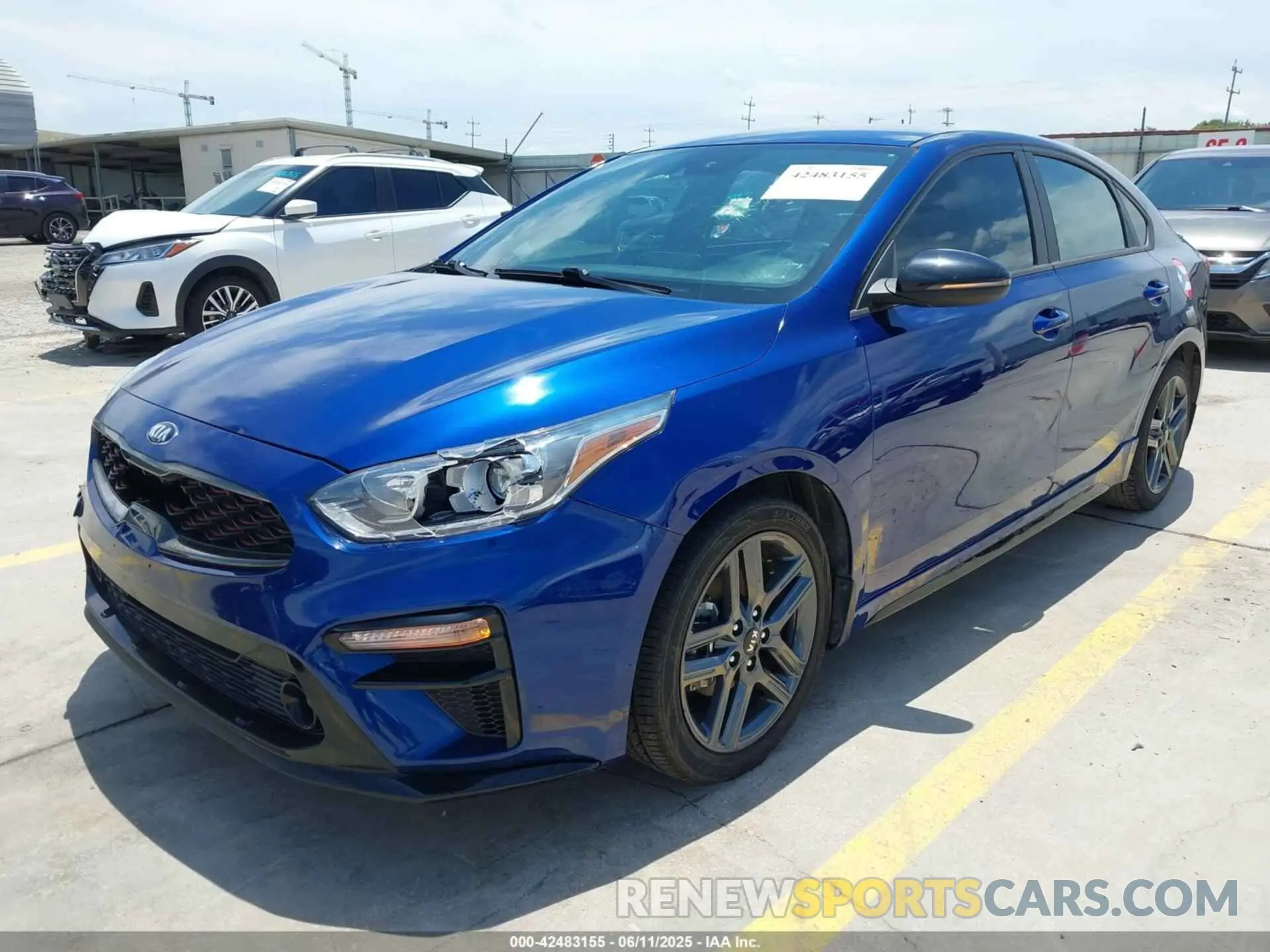 2 Photograph of a damaged car 3KPF34ADXME347827 KIA FORTE 2021