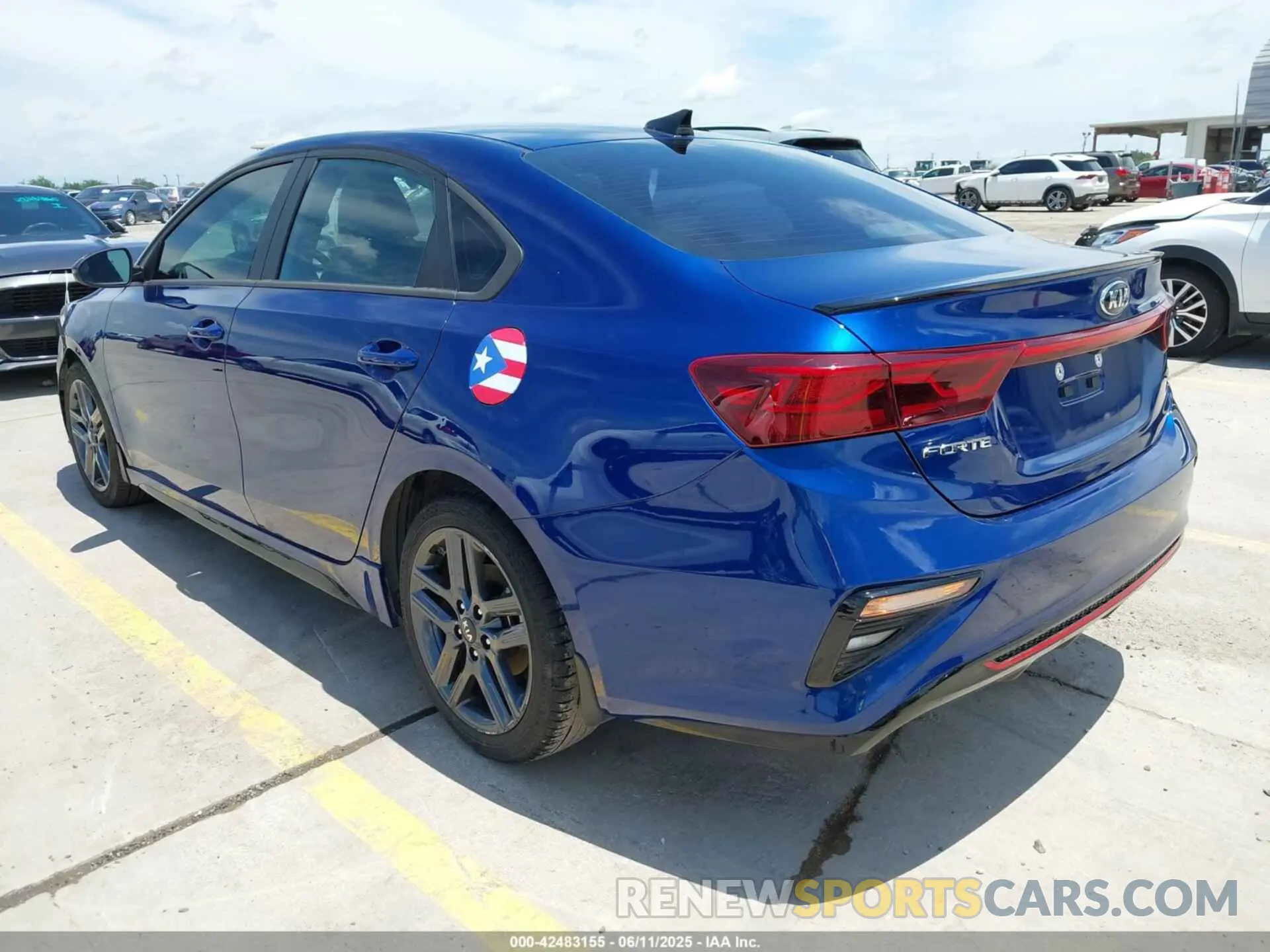 3 Photograph of a damaged car 3KPF34ADXME347827 KIA FORTE 2021