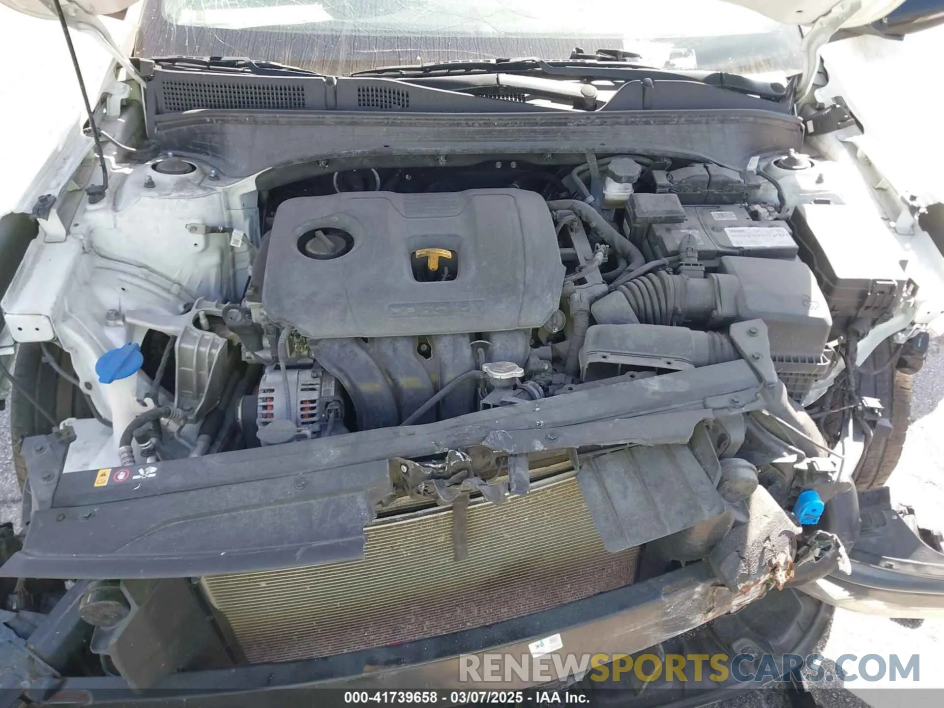 10 Фотография поврежденного автомобиля 3KPF34ADXME388345 KIA FORTE 2021