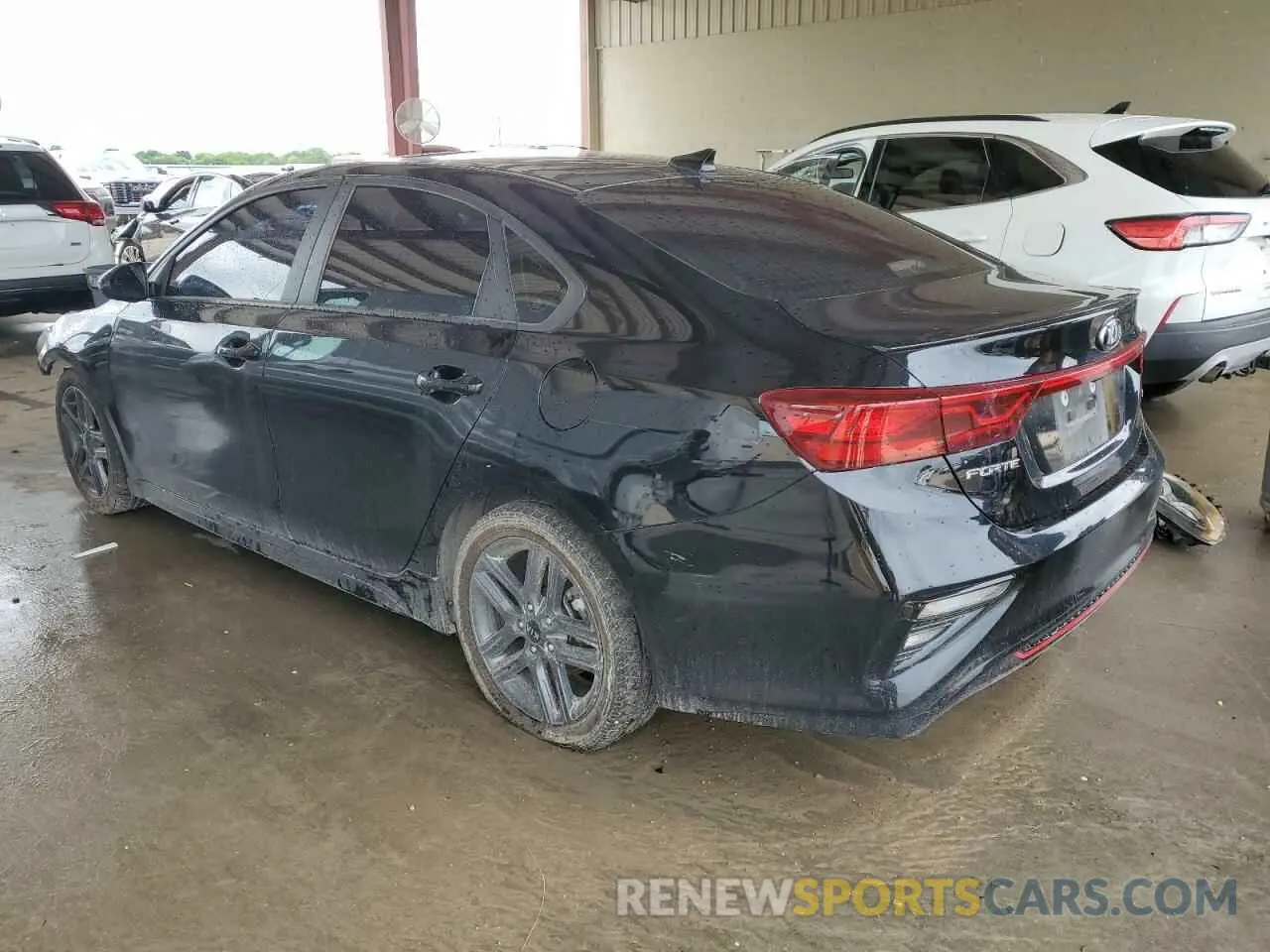 2 Photograph of a damaged car 3KPF34ADXME423286 KIA FORTE 2021