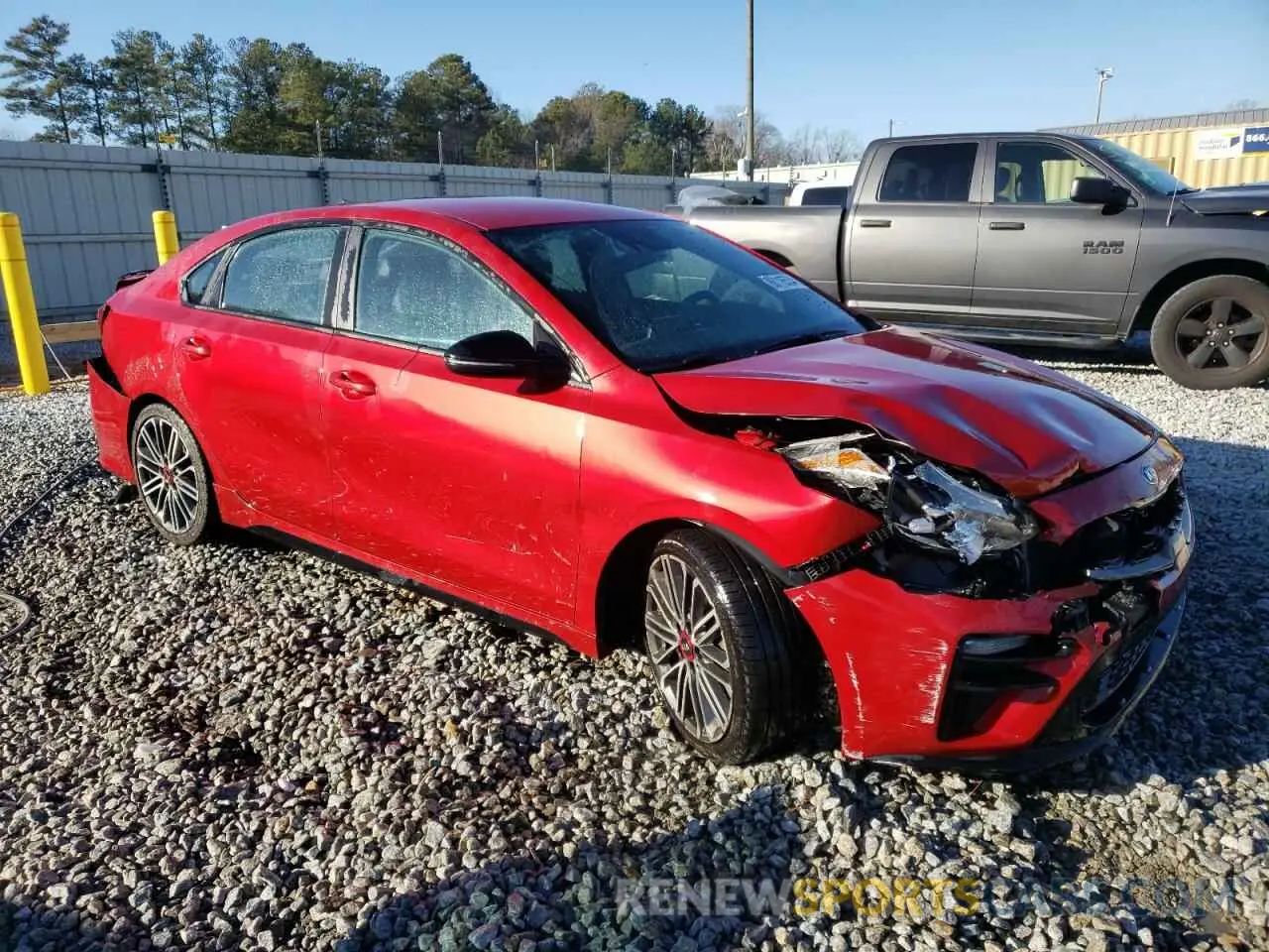 4 Фотография поврежденного автомобиля 3KPF44AC0ME291627 KIA FORTE 2021