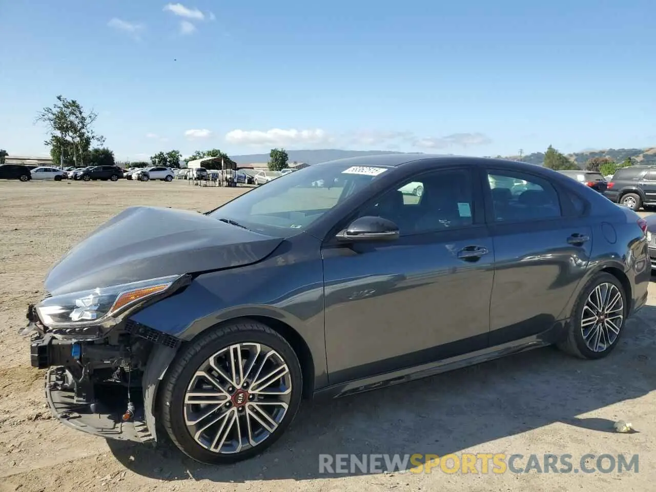 1 Photograph of a damaged car 3KPF44AC0ME396622 KIA FORTE 2021