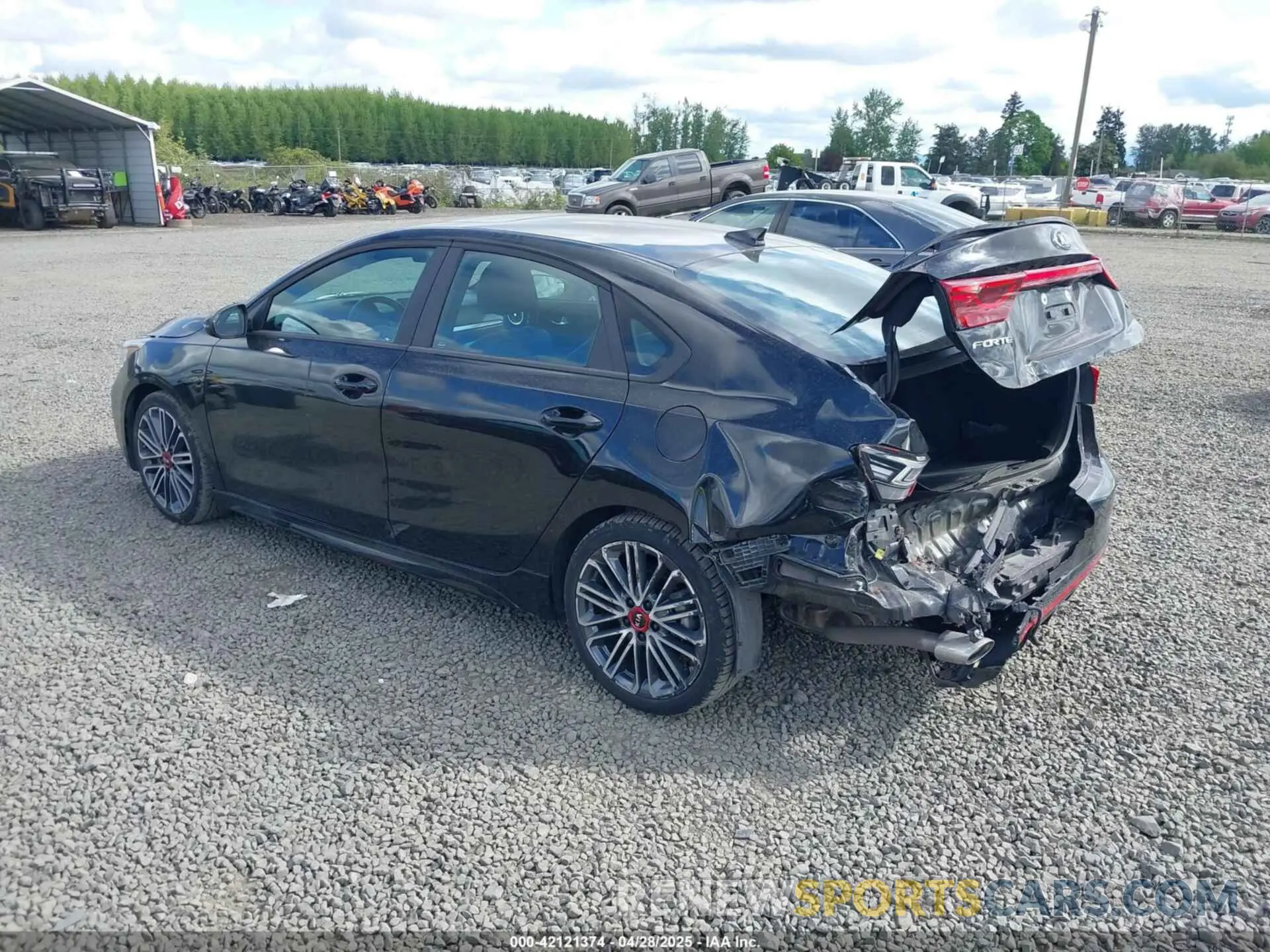 3 Фотография поврежденного автомобиля 3KPF44AC0ME411572 KIA FORTE 2021