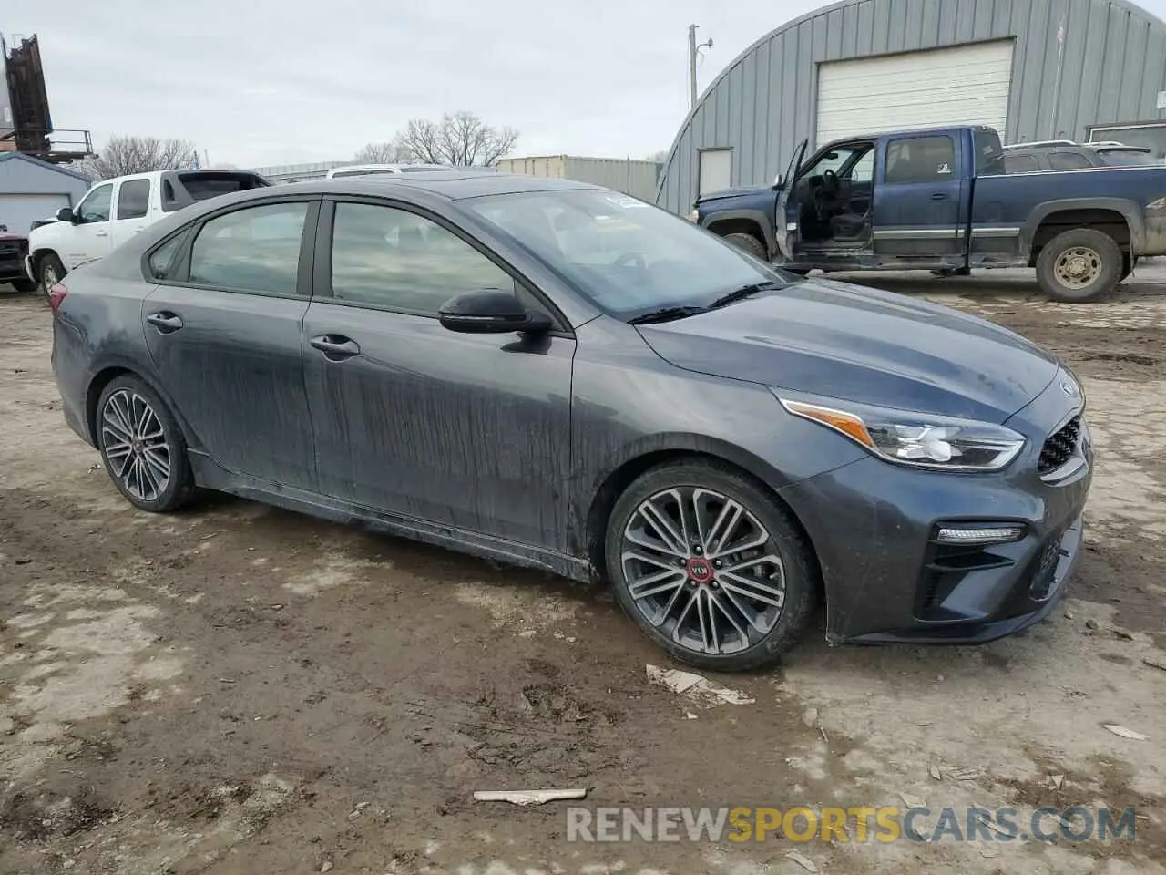 4 Photograph of a damaged car 3KPF44AC1ME411614 KIA FORTE 2021