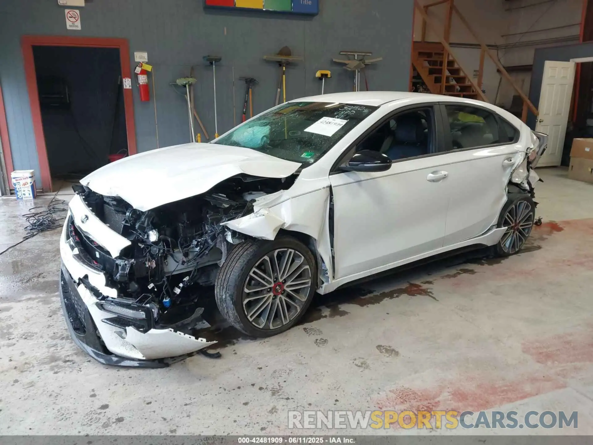 2 Photograph of a damaged car 3KPF44AC2ME418099 KIA FORTE 2021