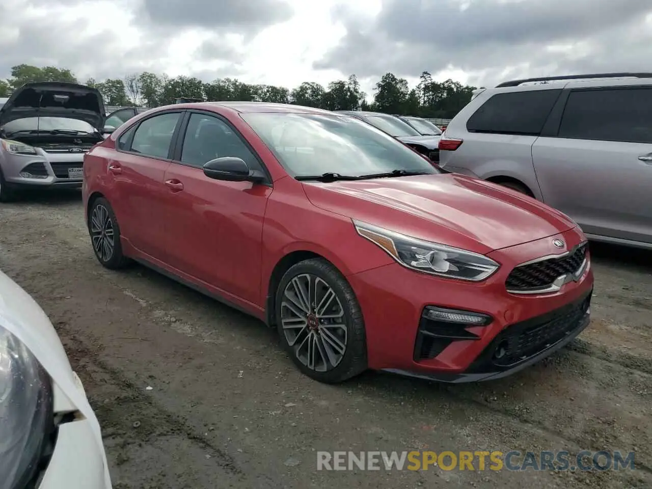 4 Фотография поврежденного автомобиля 3KPF44AC3ME366529 KIA FORTE 2021
