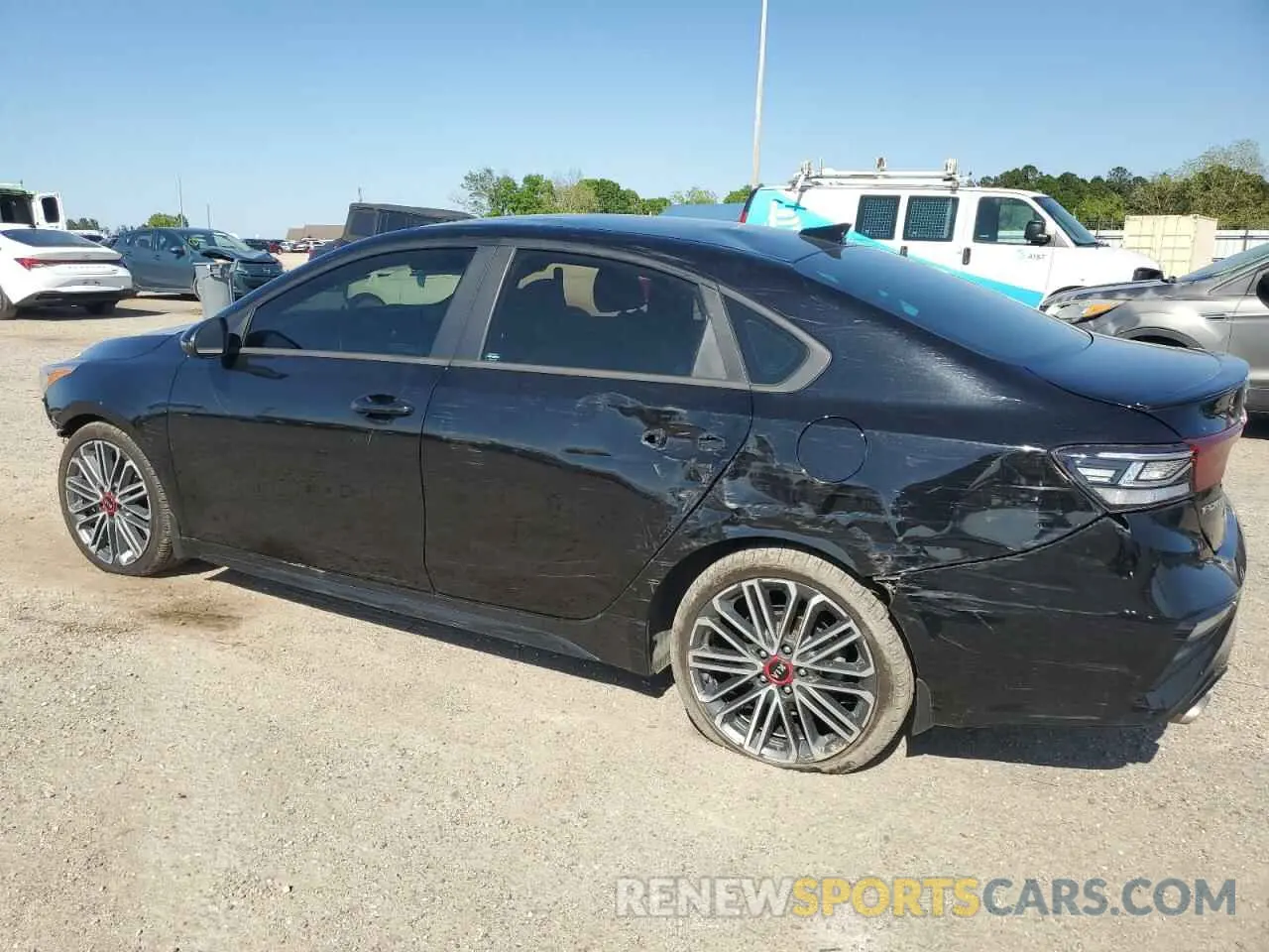 2 Photograph of a damaged car 3KPF44AC4ME409775 KIA FORTE 2021