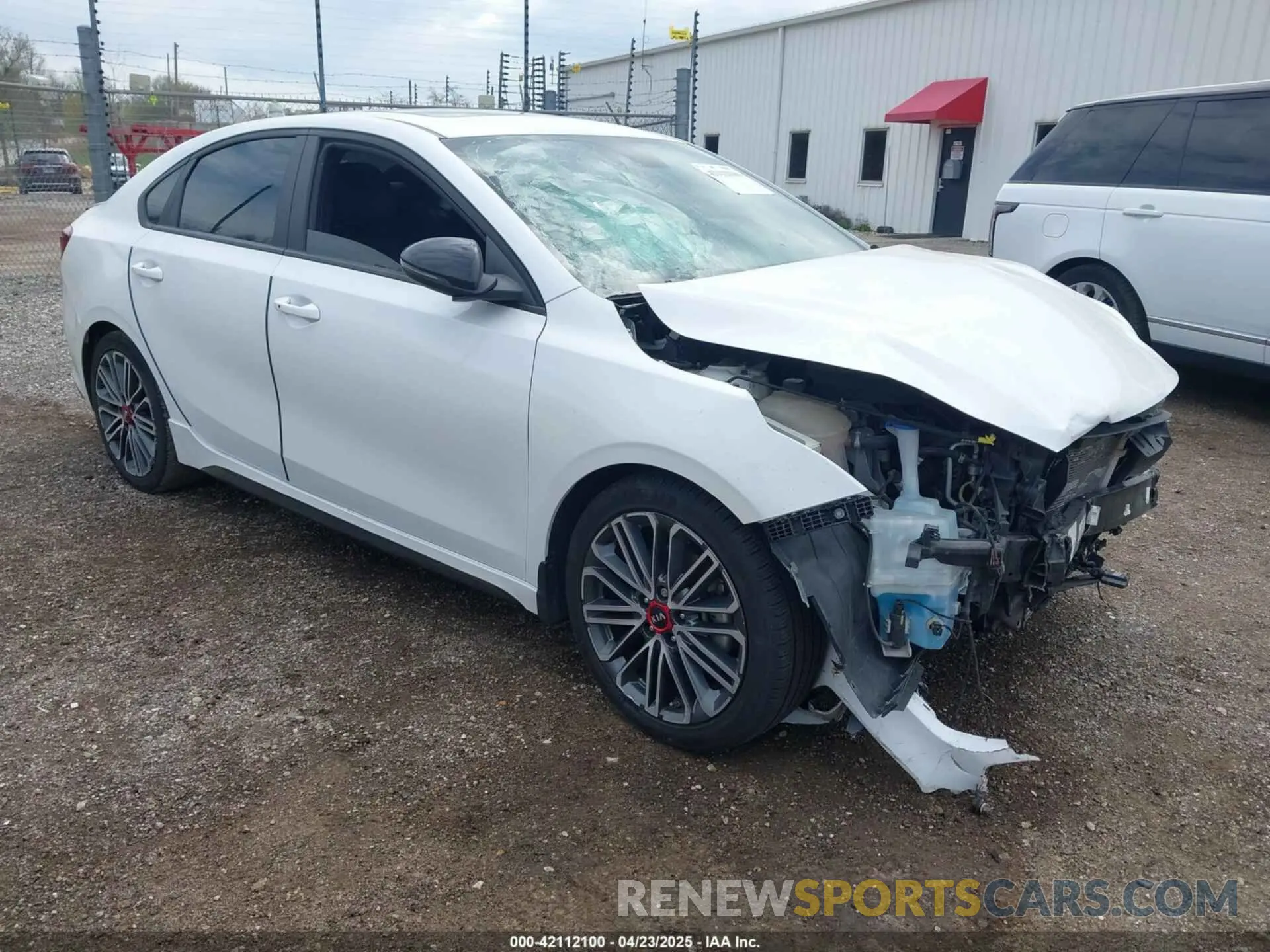 1 Photograph of a damaged car 3KPF44AC4ME413163 KIA FORTE 2021
