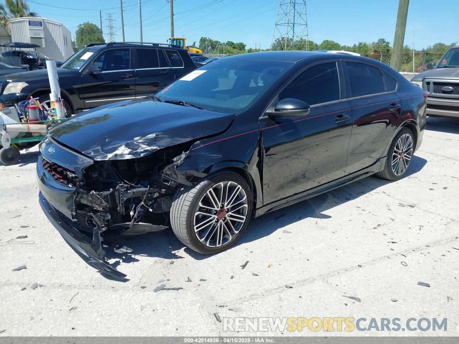 2 Photograph of a damaged car 3KPF44AC5ME334522 KIA FORTE 2021