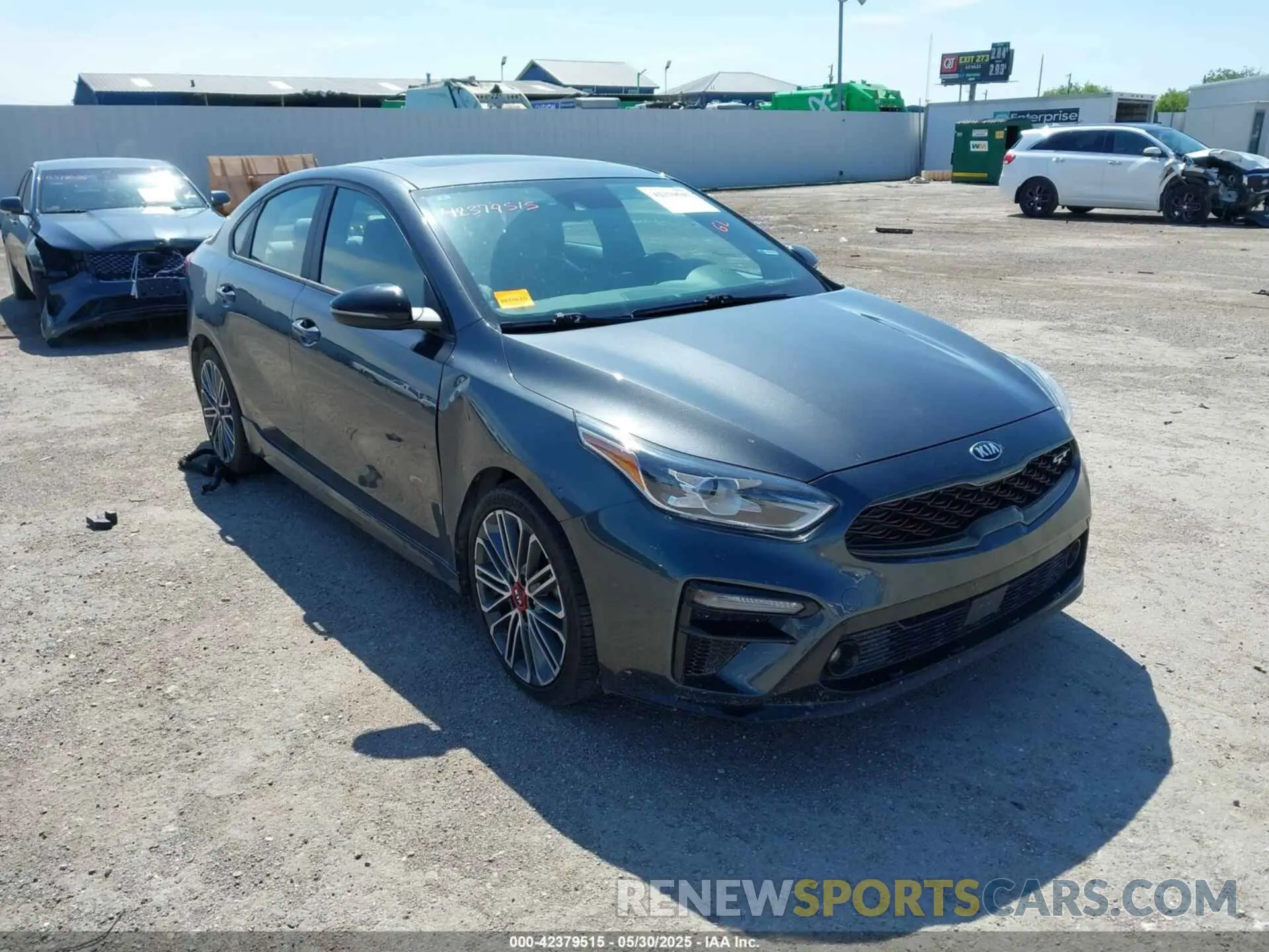 1 Photograph of a damaged car 3KPF44AC6ME398536 KIA FORTE 2021