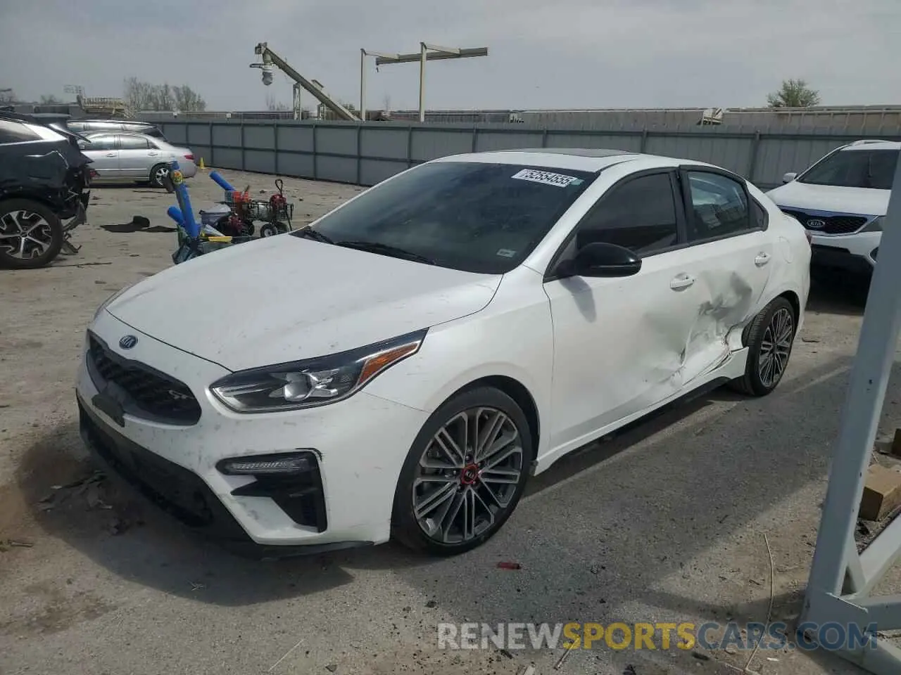1 Фотография поврежденного автомобиля 3KPF44AC8ME356594 KIA FORTE 2021