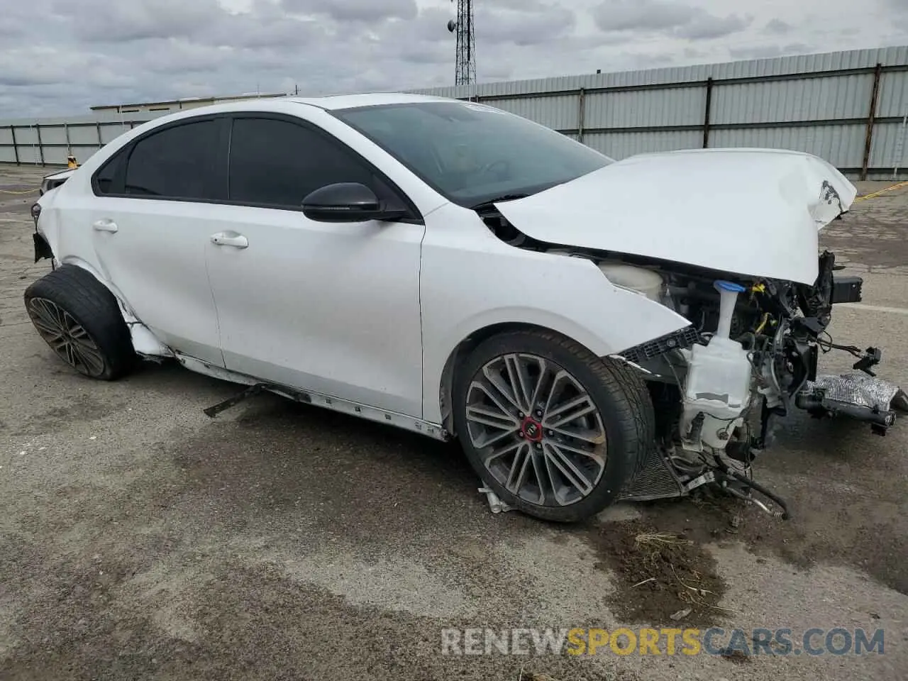 4 Photograph of a damaged car 3KPF44AC8ME381009 KIA FORTE 2021