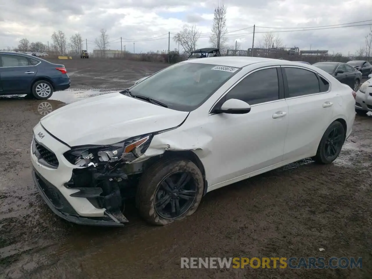 1 Photograph of a damaged car 3KPF54AD3ME370473 KIA FORTE 2021