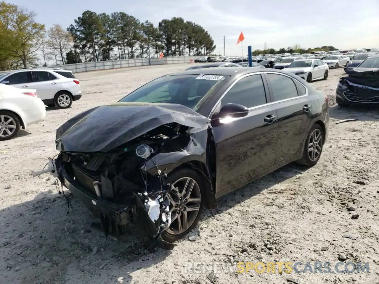 1 Photograph of a damaged car 3KPF54AD5ME287580 KIA FORTE 2021
