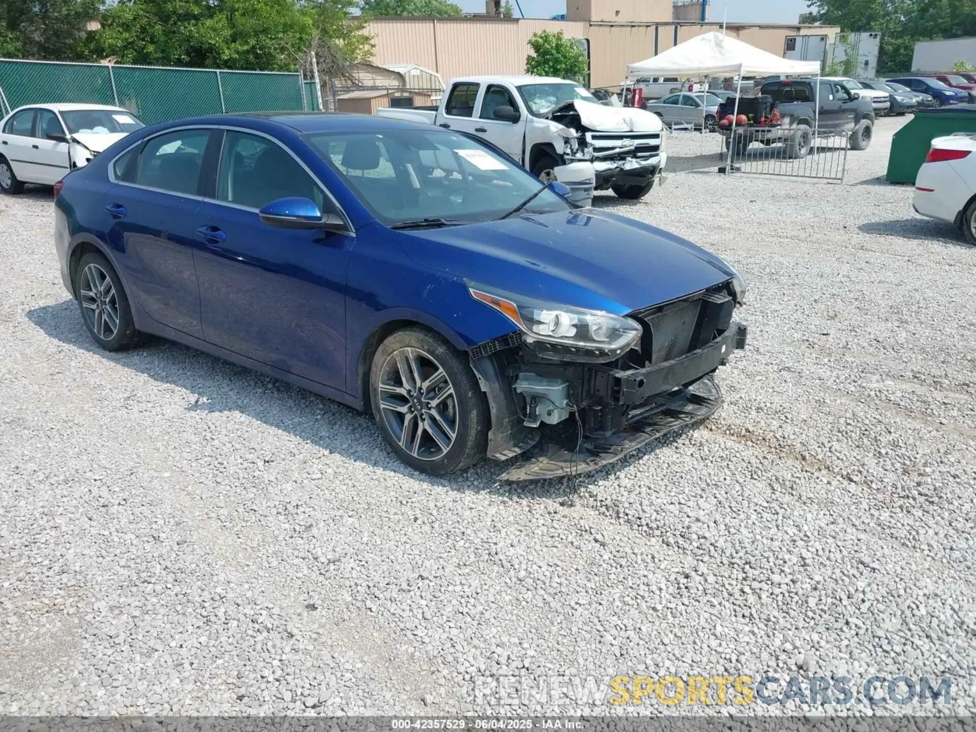1 Photograph of a damaged car 3KPF54AD7ME406018 KIA FORTE 2021