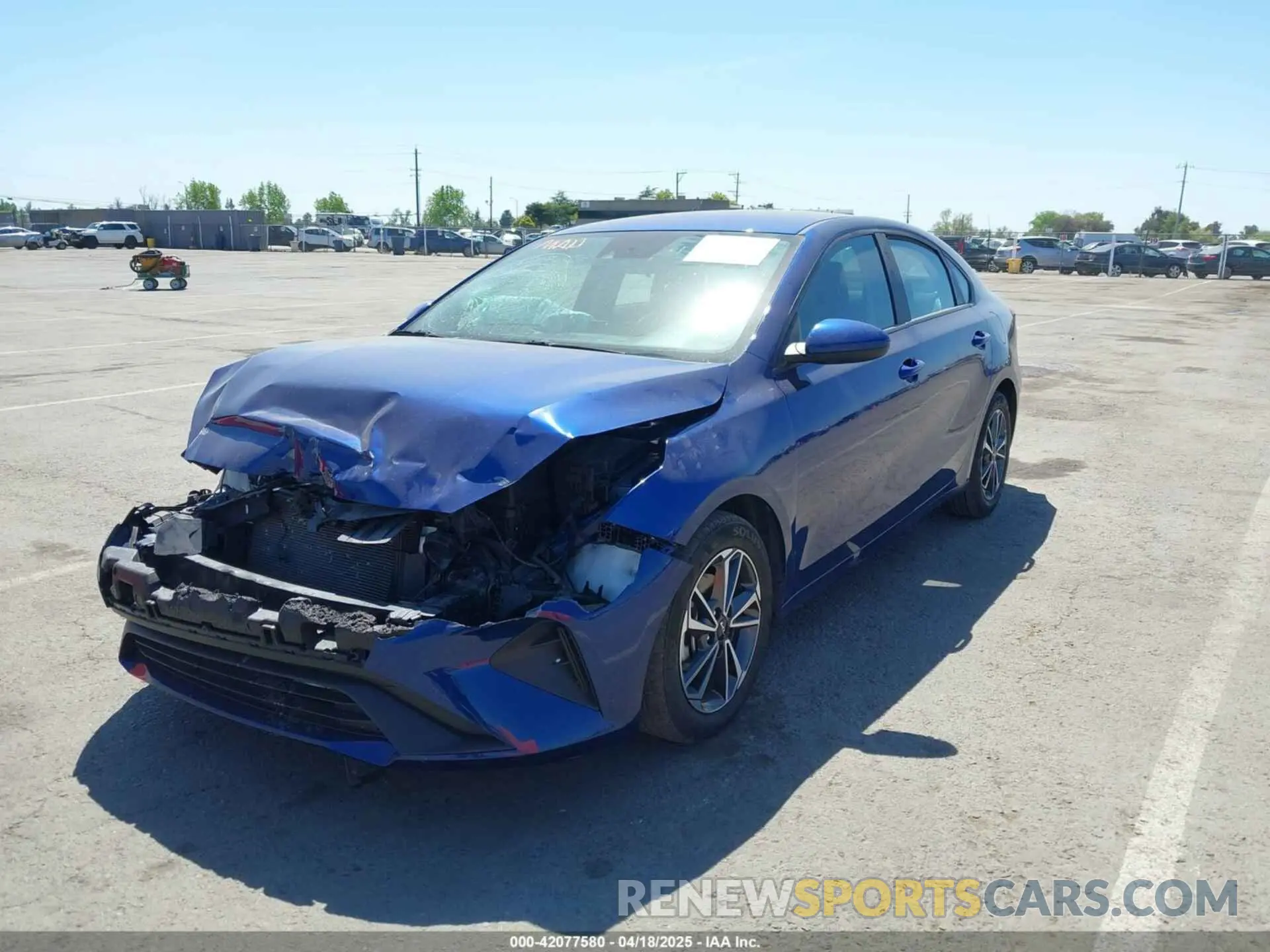 2 Photograph of a damaged car 3KPF24AD1NE454494 KIA FORTE 2022