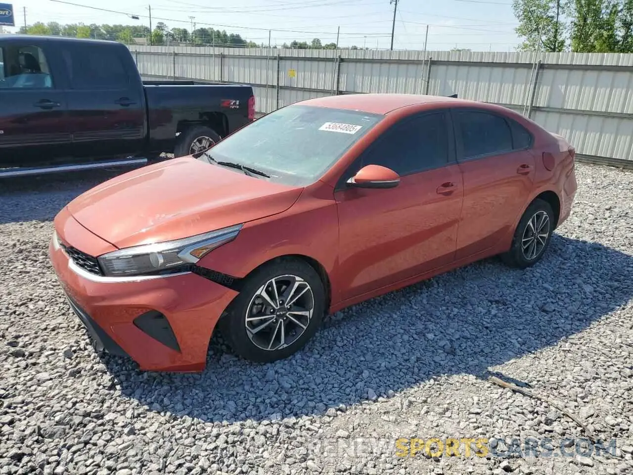 1 Photograph of a damaged car 3KPF24AD1NE494252 KIA FORTE 2022