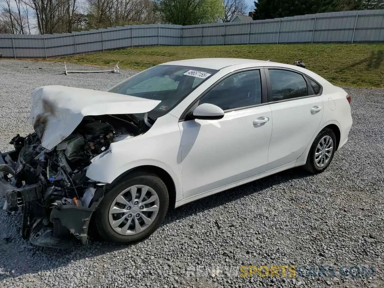 1 Photograph of a damaged car 3KPF24AD1NE499693 KIA FORTE 2022