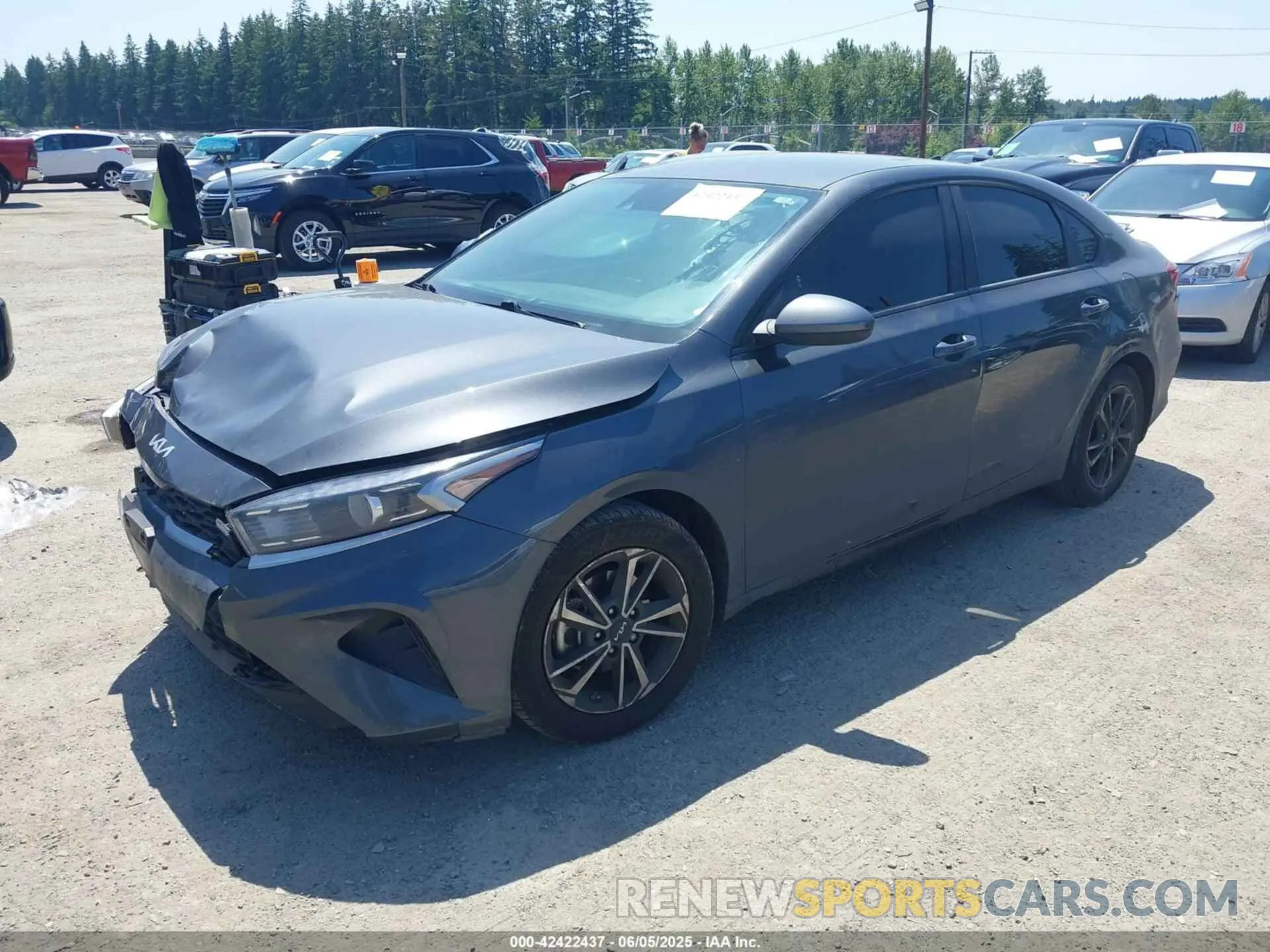 2 Photograph of a damaged car 3KPF24AD2NE502195 KIA FORTE 2022
