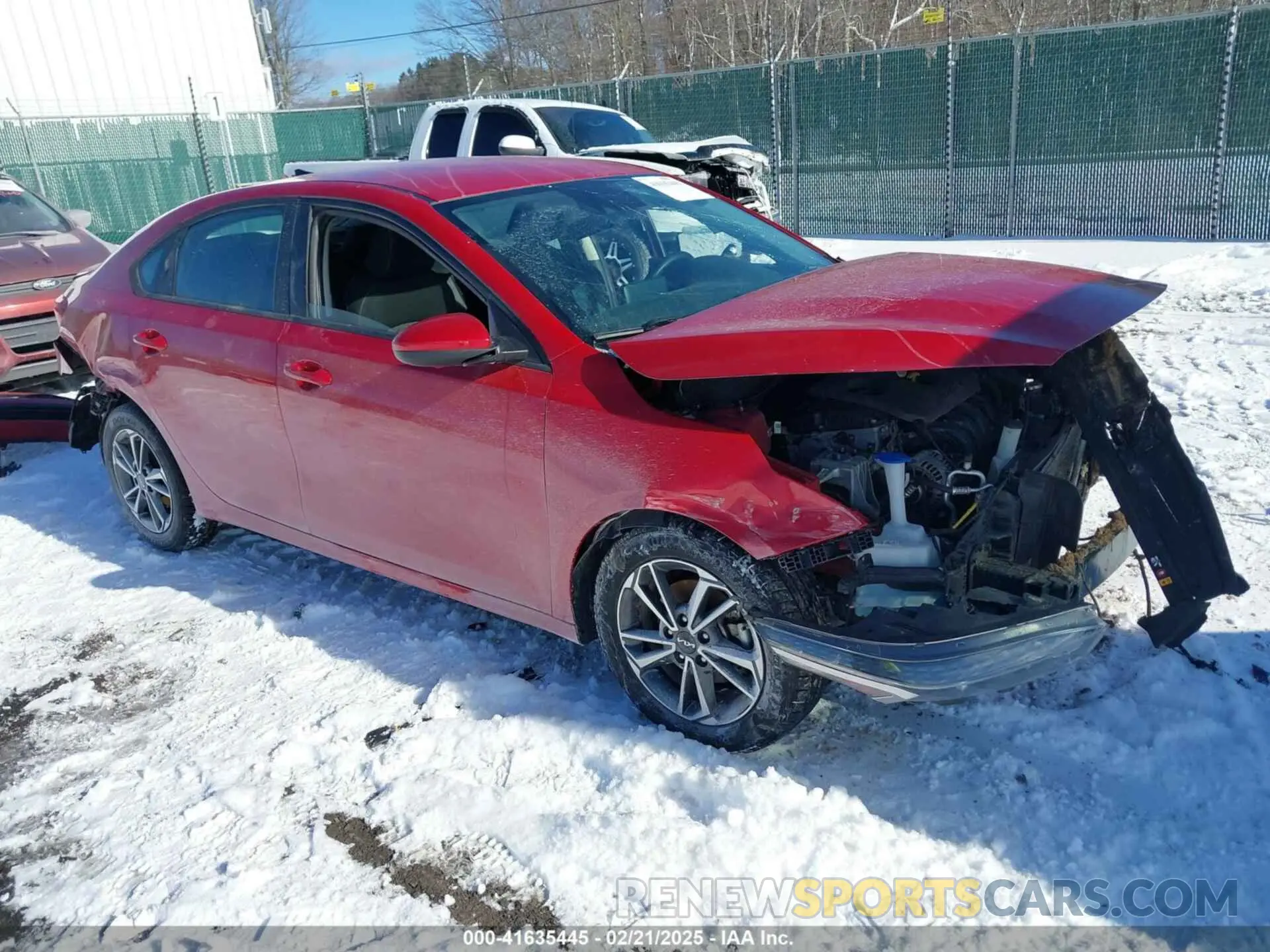 1 Photograph of a damaged car 3KPF24AD3NE449829 KIA FORTE 2022