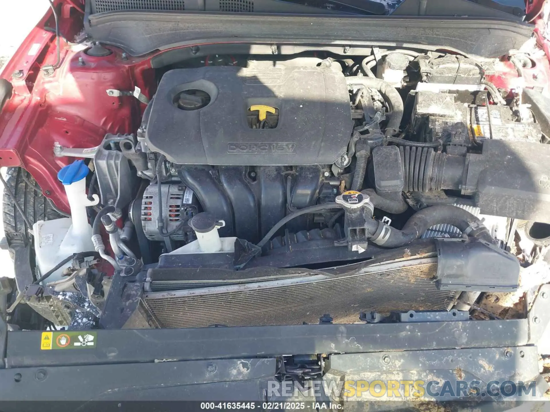 10 Photograph of a damaged car 3KPF24AD3NE449829 KIA FORTE 2022