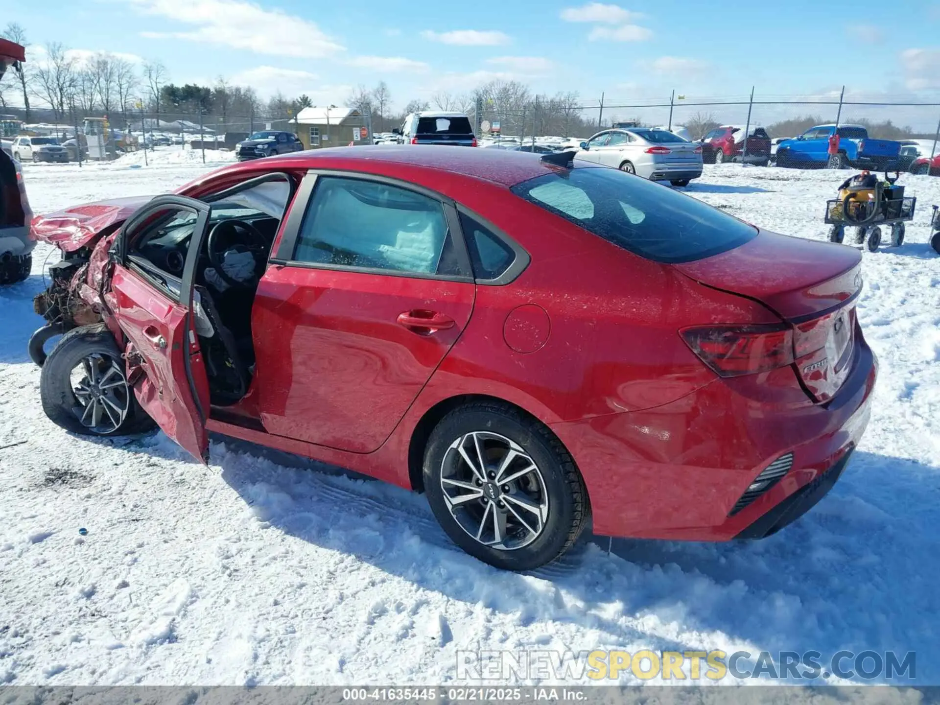 3 Photograph of a damaged car 3KPF24AD3NE449829 KIA FORTE 2022