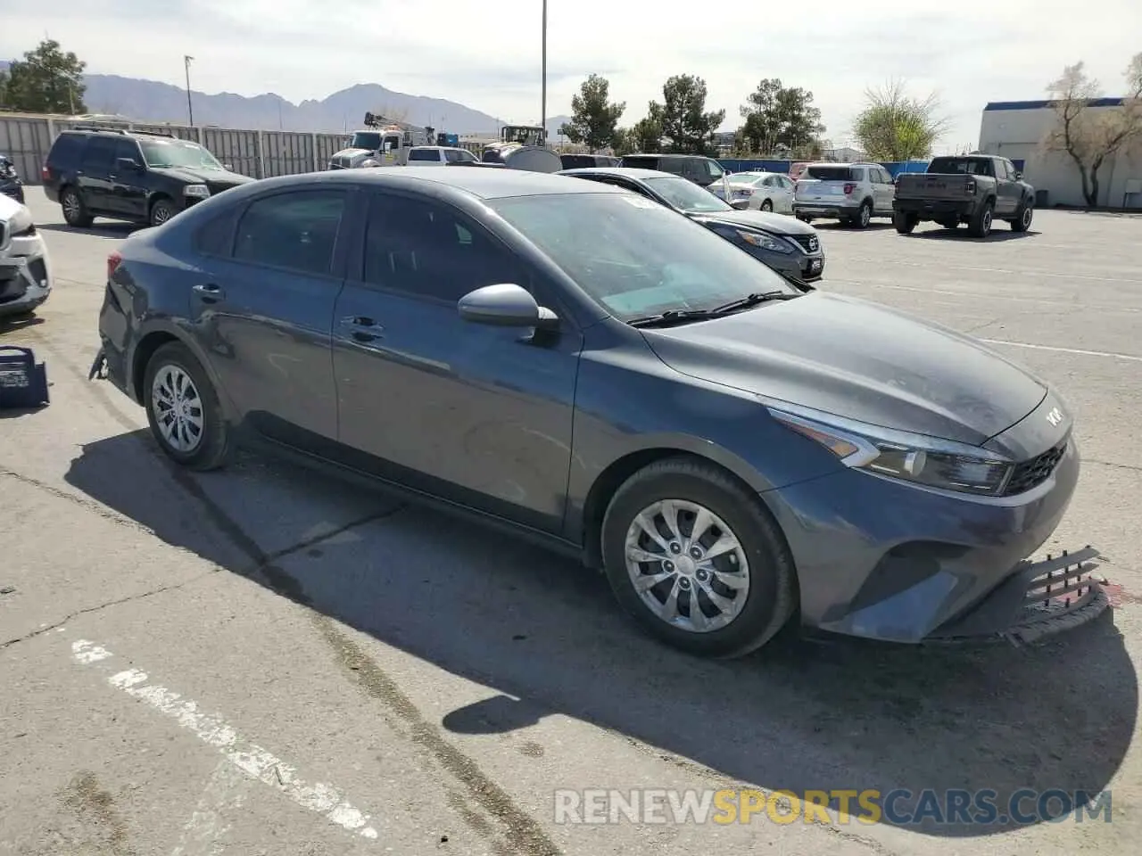 4 Photograph of a damaged car 3KPF24AD3NE503601 KIA FORTE 2022
