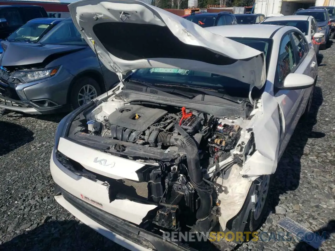 12 Photograph of a damaged car 3KPF24AD3NE519216 KIA FORTE 2022